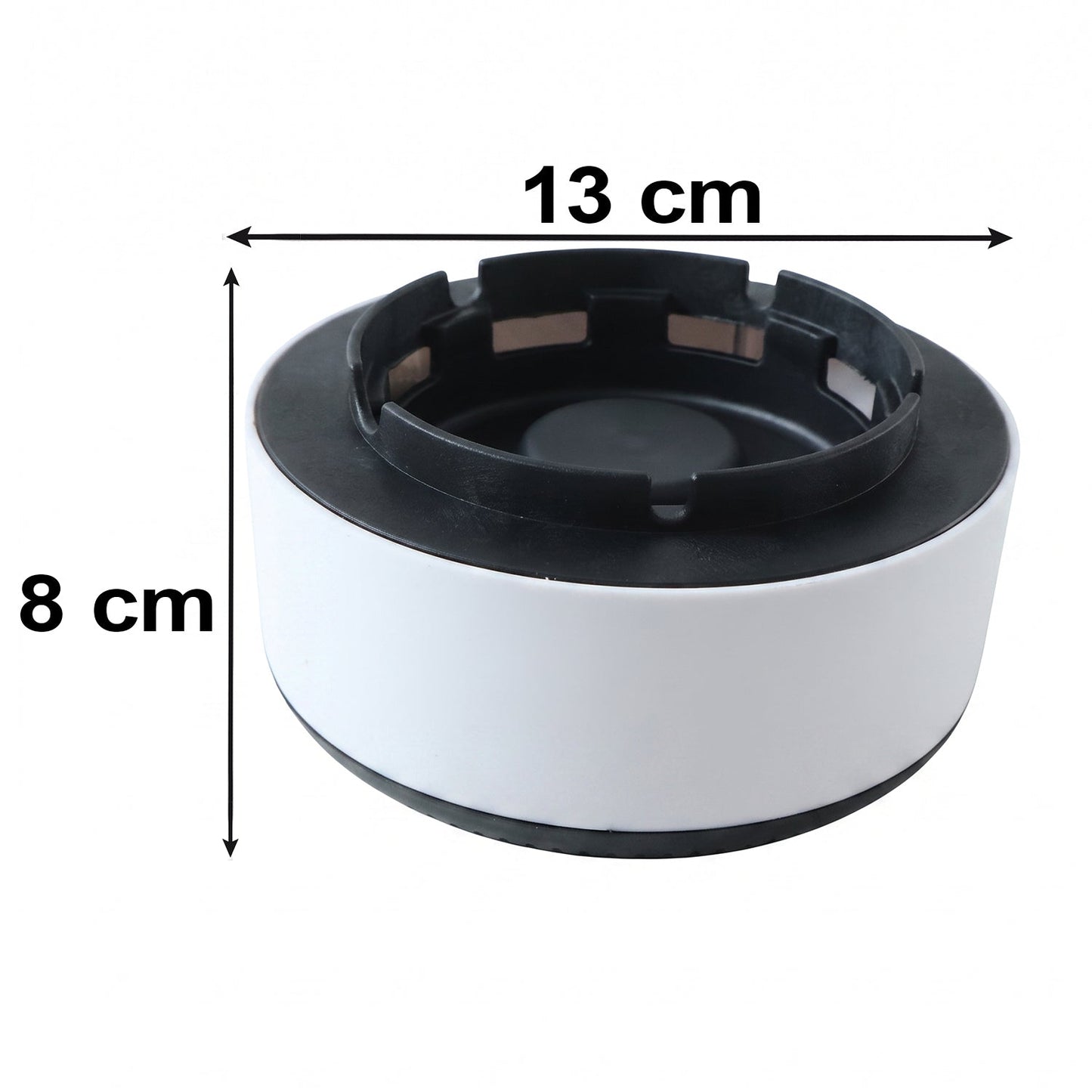 Smokeless Ashtray with Air Purifier and Push Down Lid for Home Office (1 Pc)