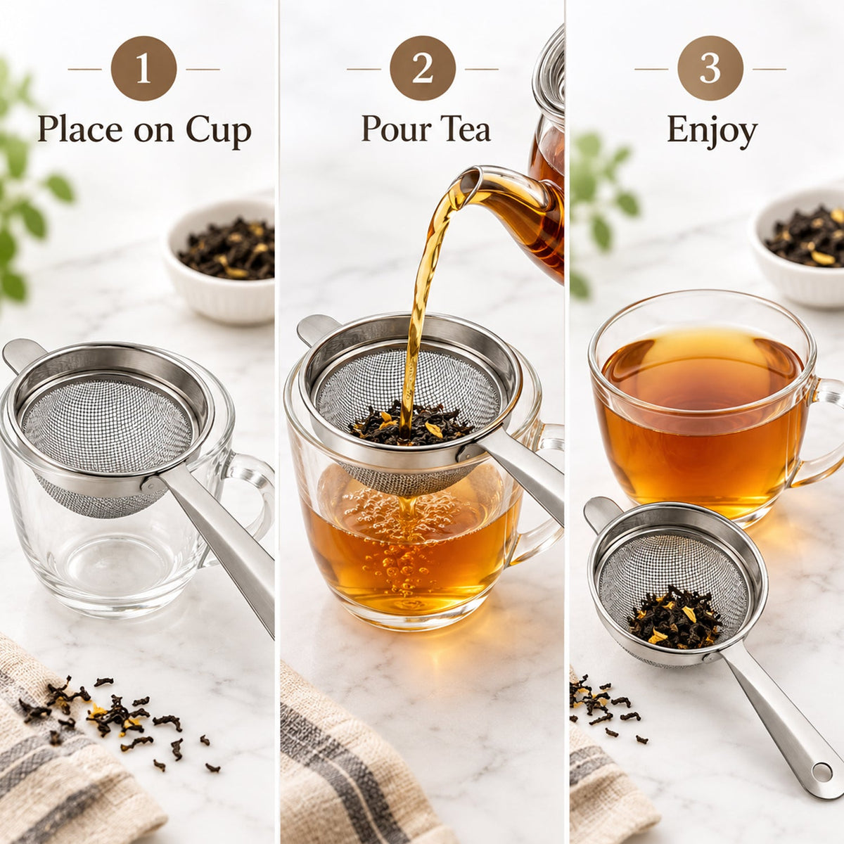 Chai chalni mesh strainer kitchen