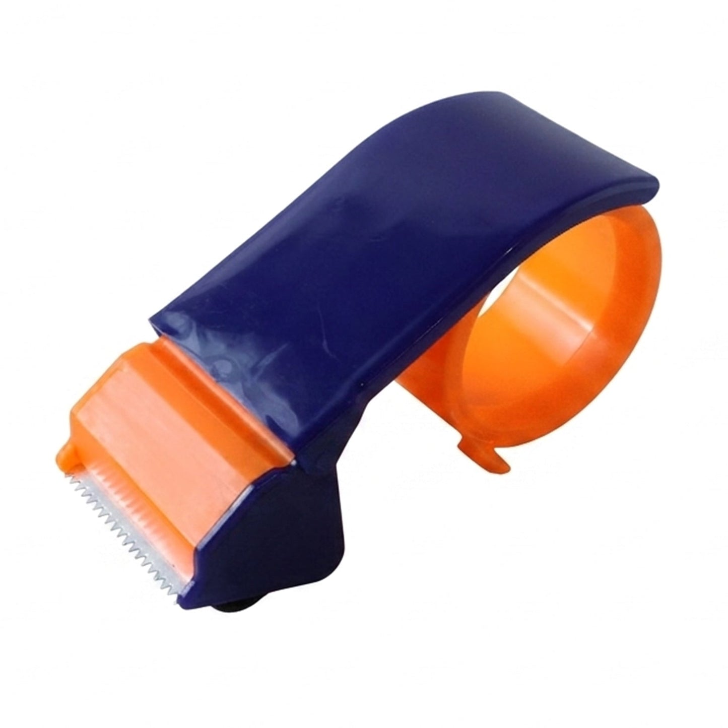 Handheld tape dispenser with sharp blade
