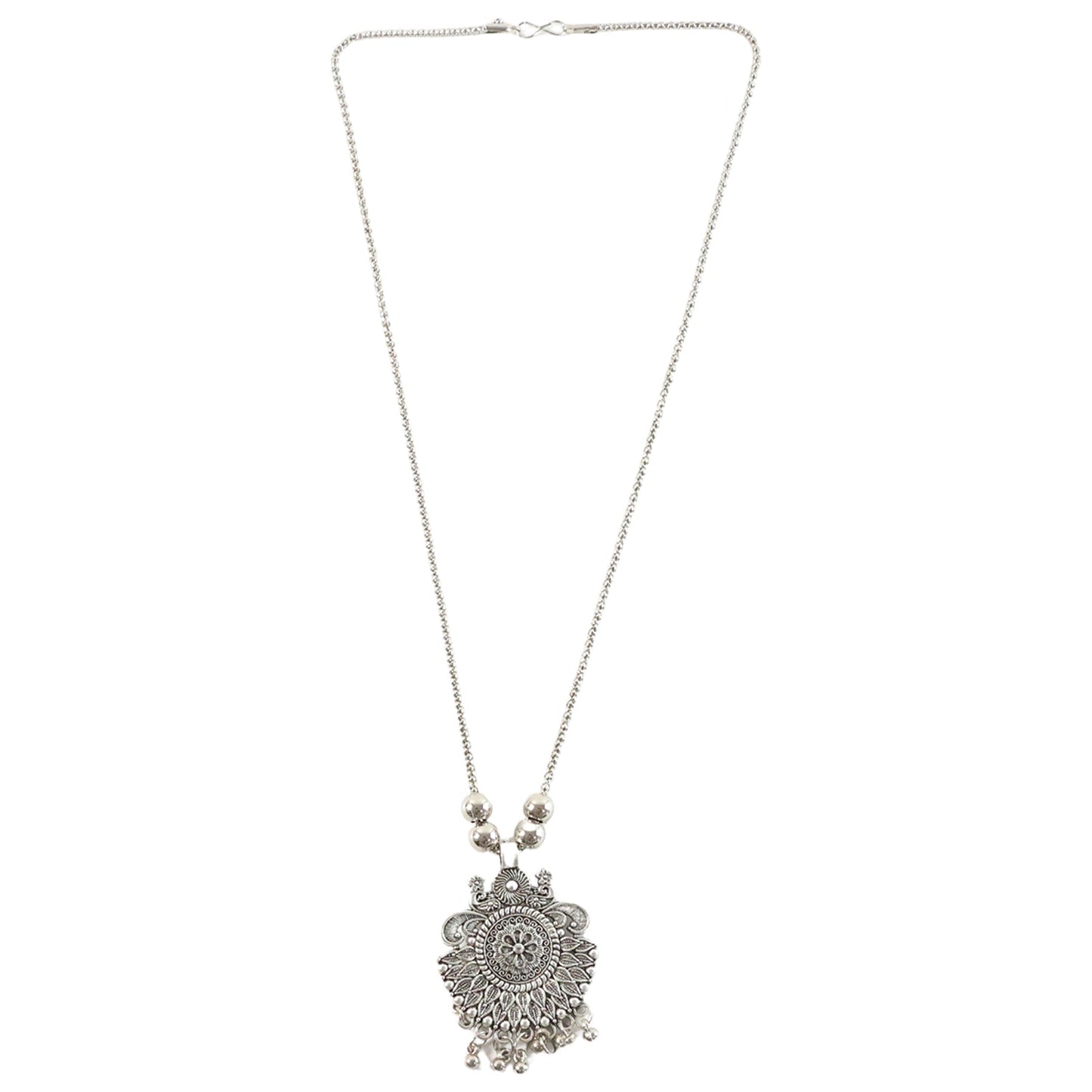Statement floral necklace