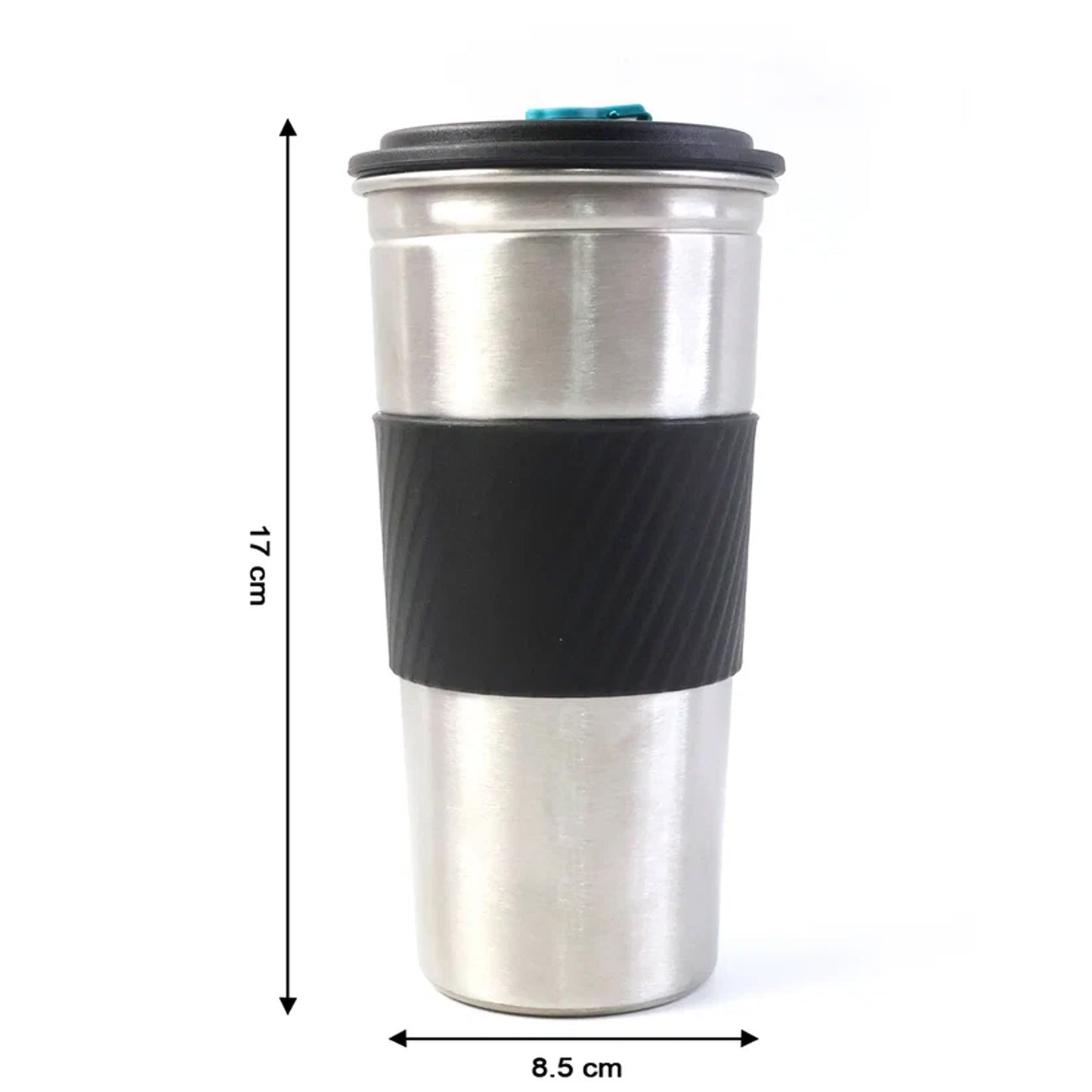 Stainless Steel Sip Mate Travel Tumbler (Approx. 500 ml)