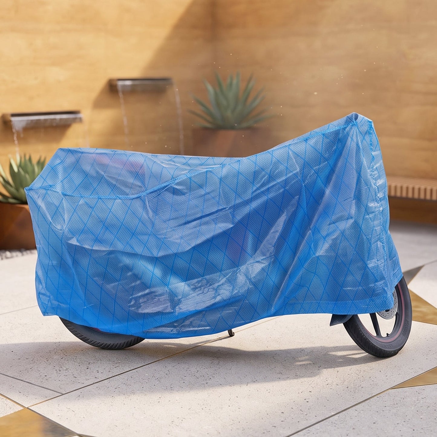 Medium Waterproof Two Wheeler Cover 152x70 Cm Dust Rain Proof (1 Pc)