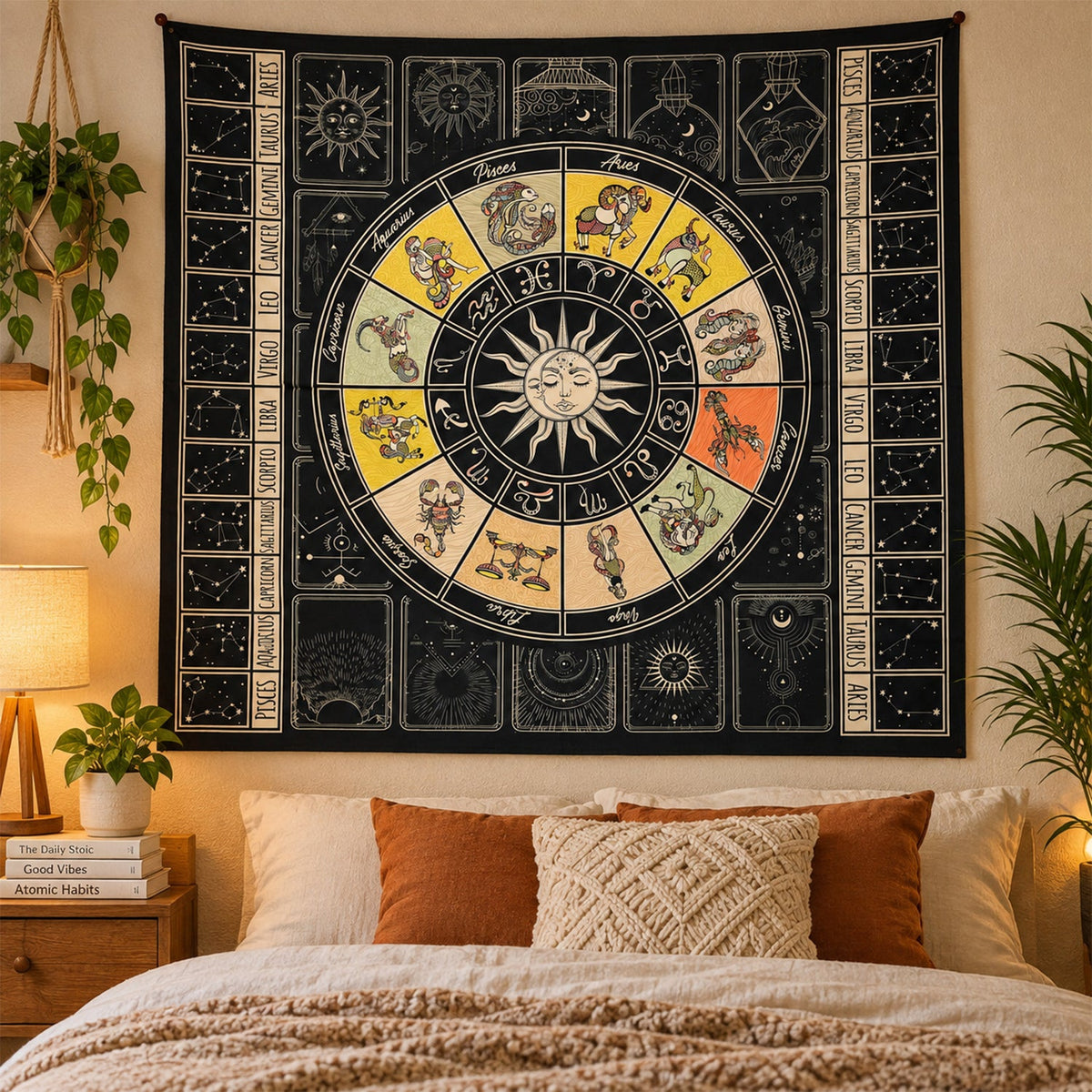 Mandala tapestry living room decor