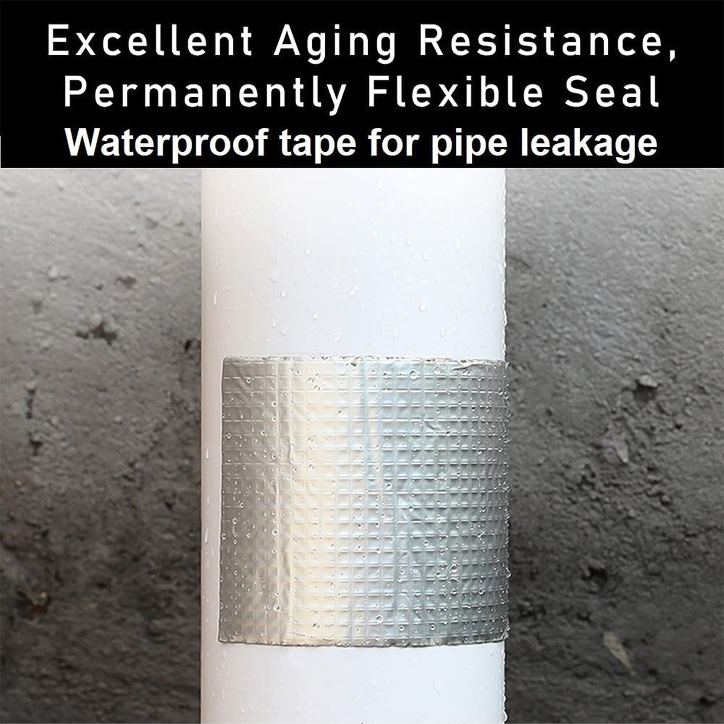 High Polymer Butyl Rubber Waterproof B-Grade Tape - 100mm