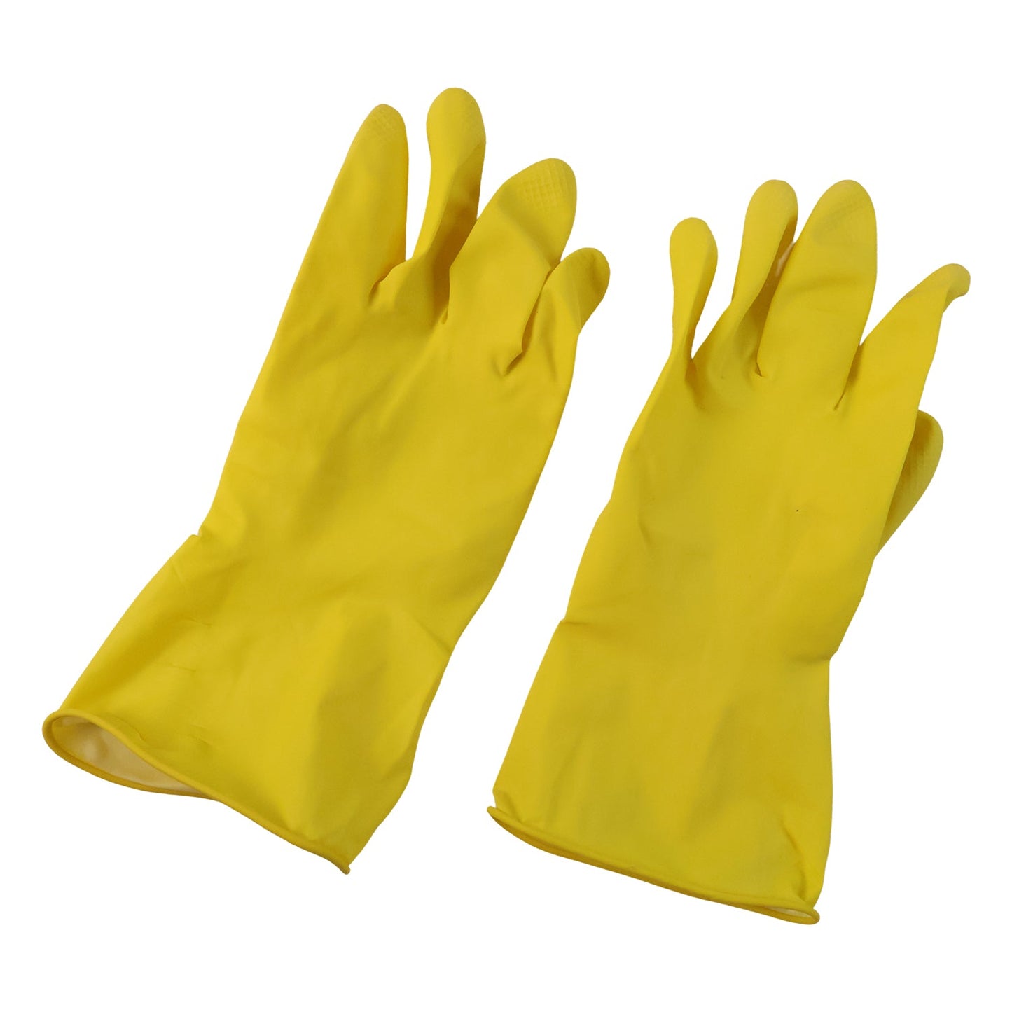 Reusable yellow gloves large