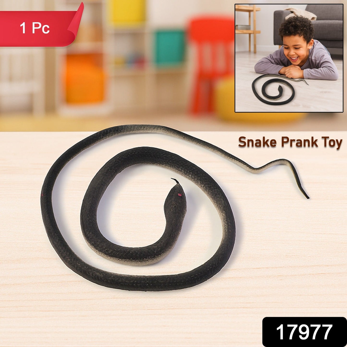 Rubber Snake Prank Toy