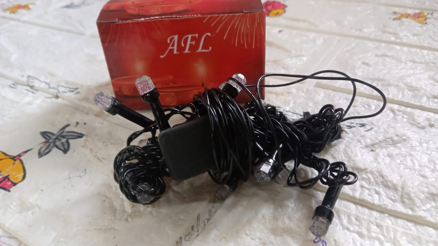 Multi-color LED string lights for festivals