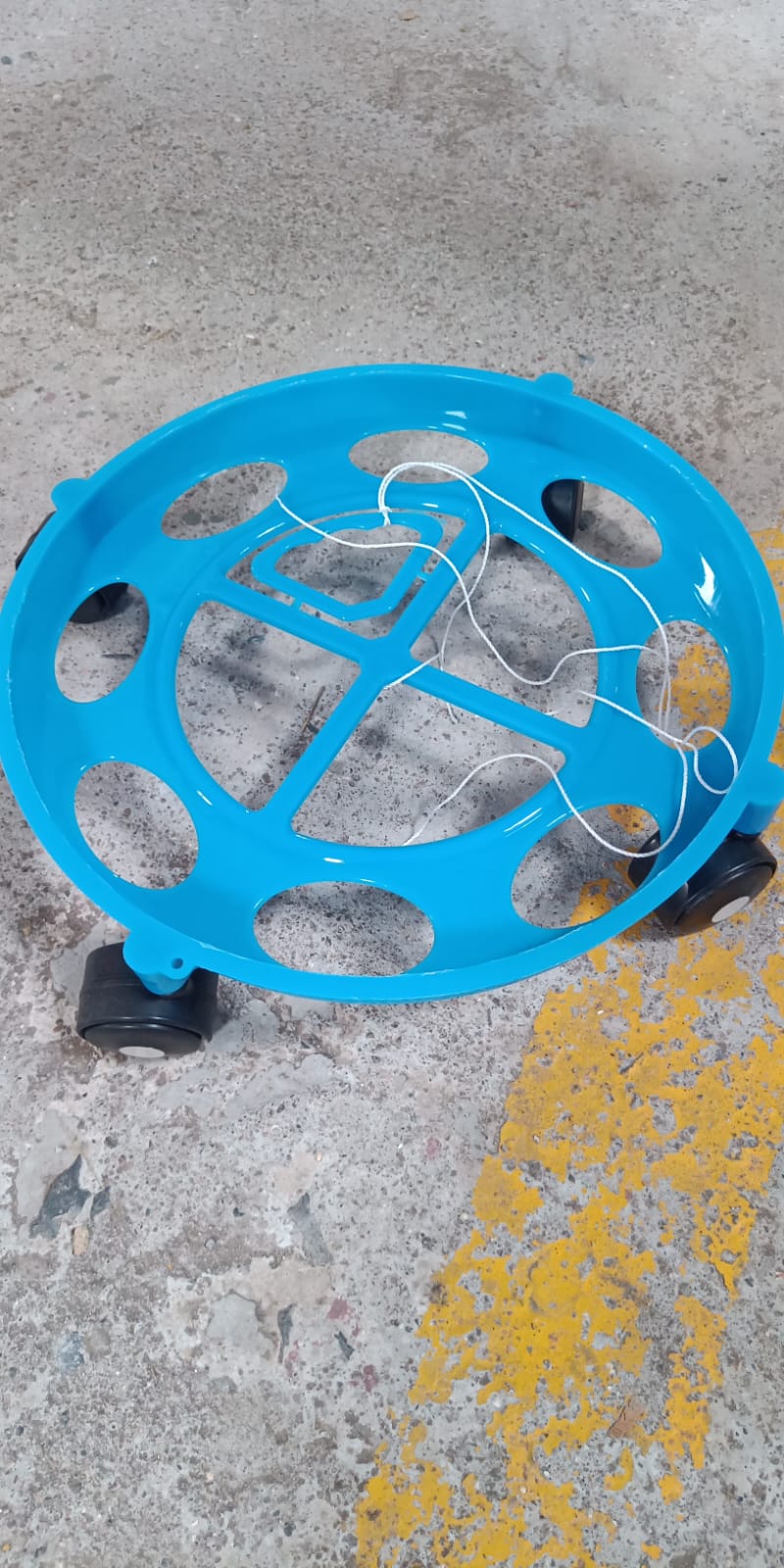 Gas cylinder in blue color