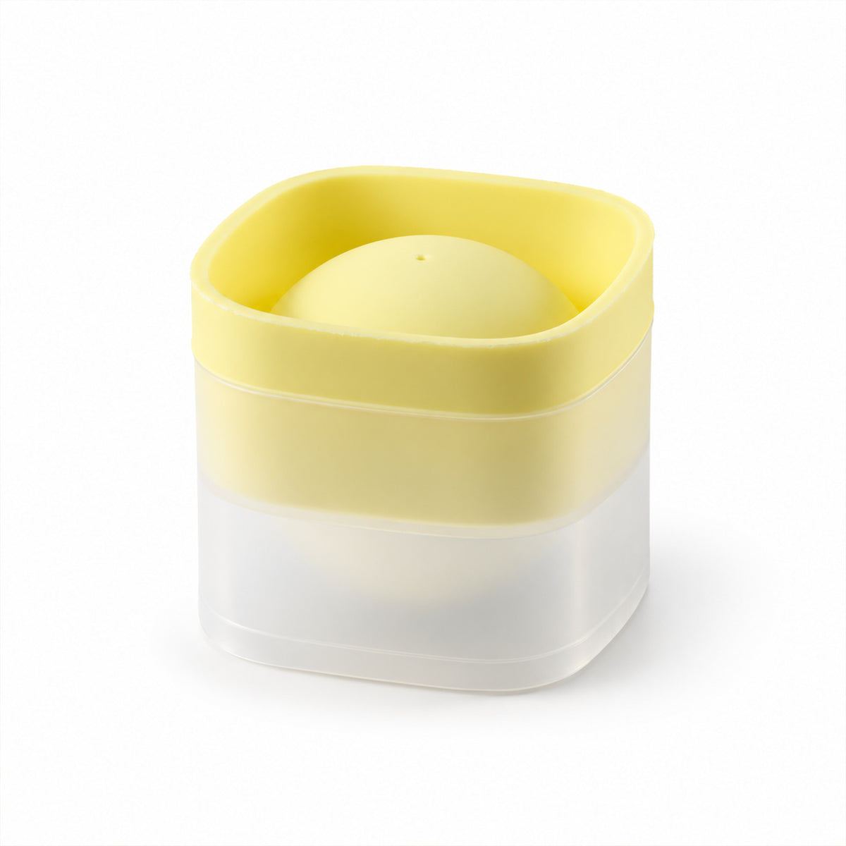 Silicone Ice Ball Mold with Removable Lid for Round Drink Ice Cubes (1 Pc)