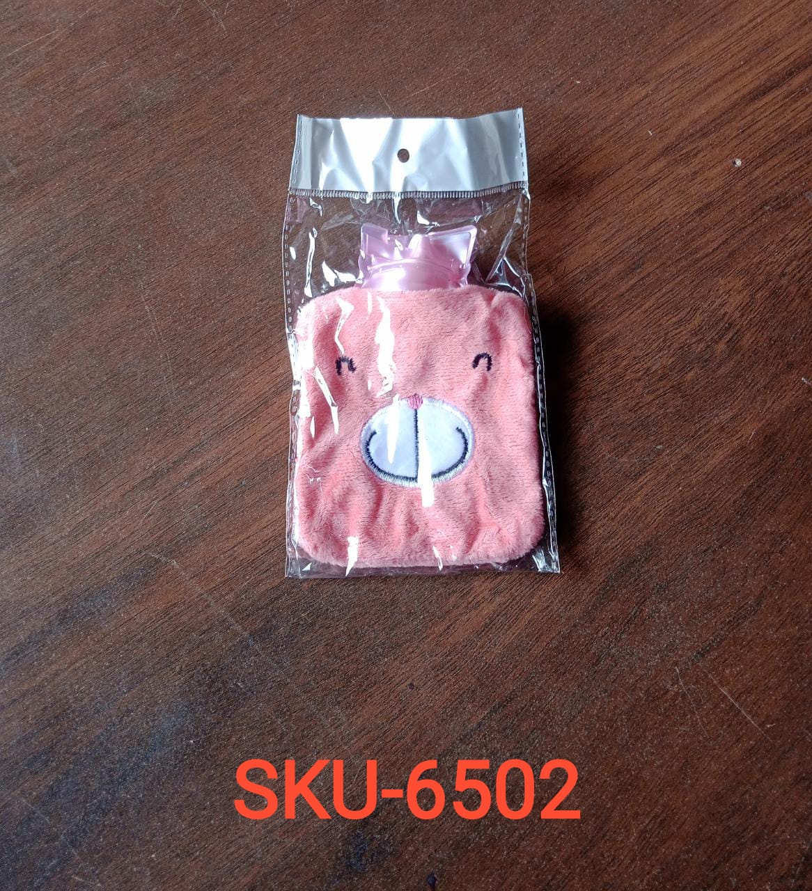 Pink Hot Water Bag with Cover – Relief for Neck, Shoulders & Cramps