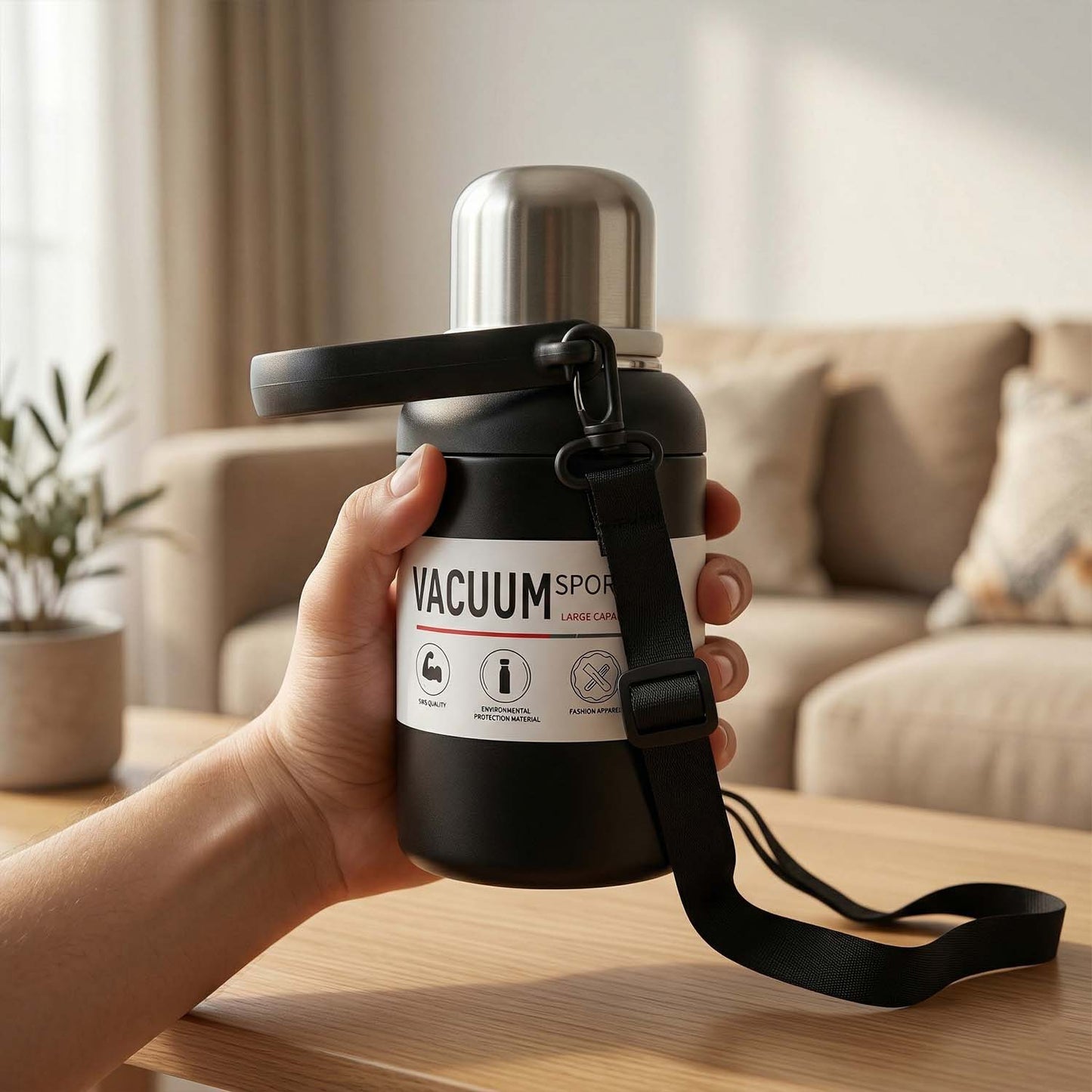 900 ML Vacuum Insulated Stainless Steel Flask Bottle