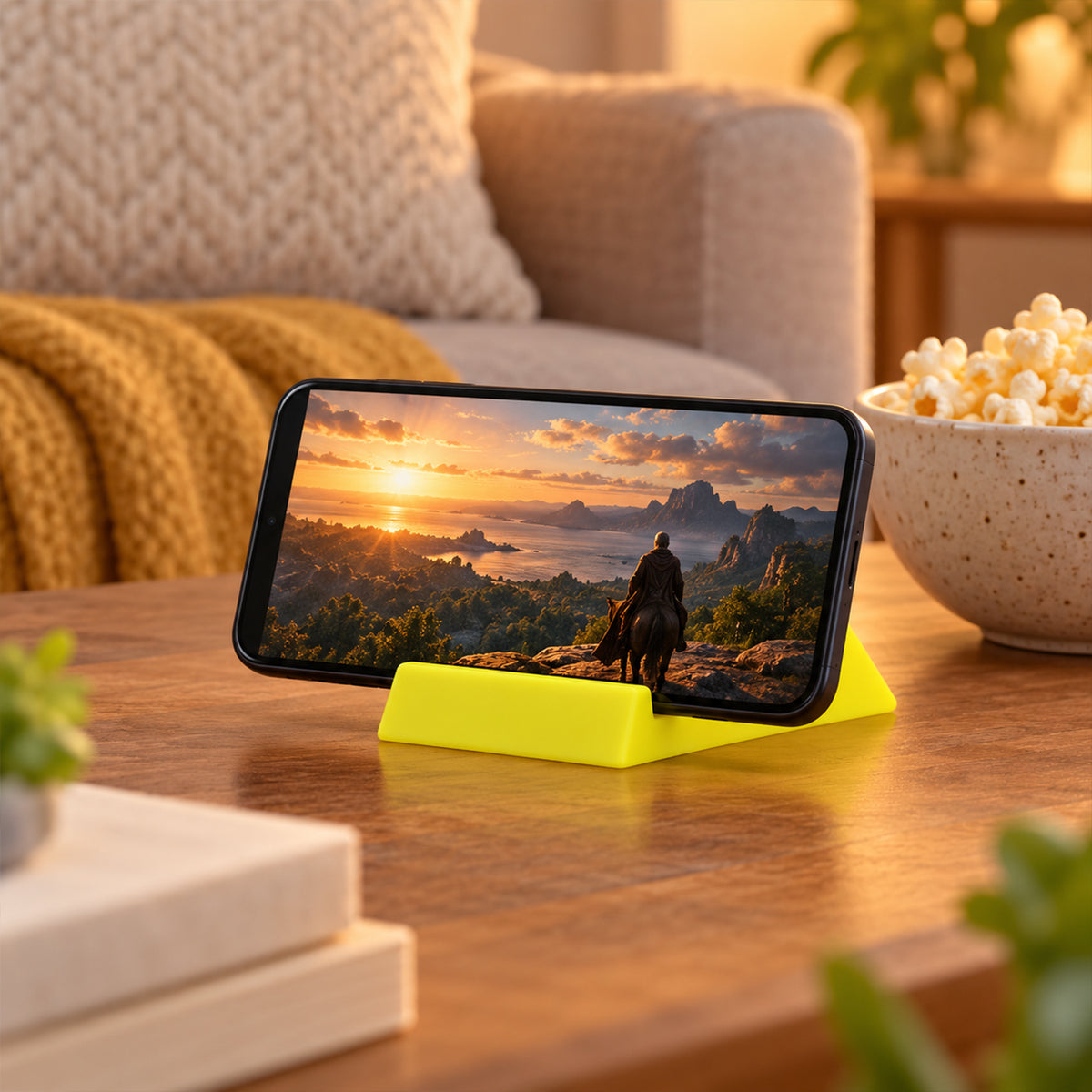 Plastic Mobile Phone Holder Stand – Compact & Minimalist Design