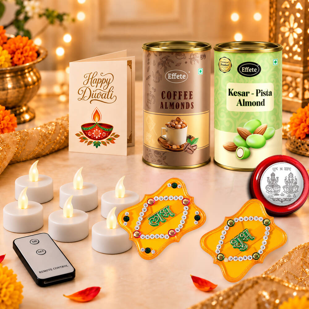 LED Tealight Chocolate Gift Set