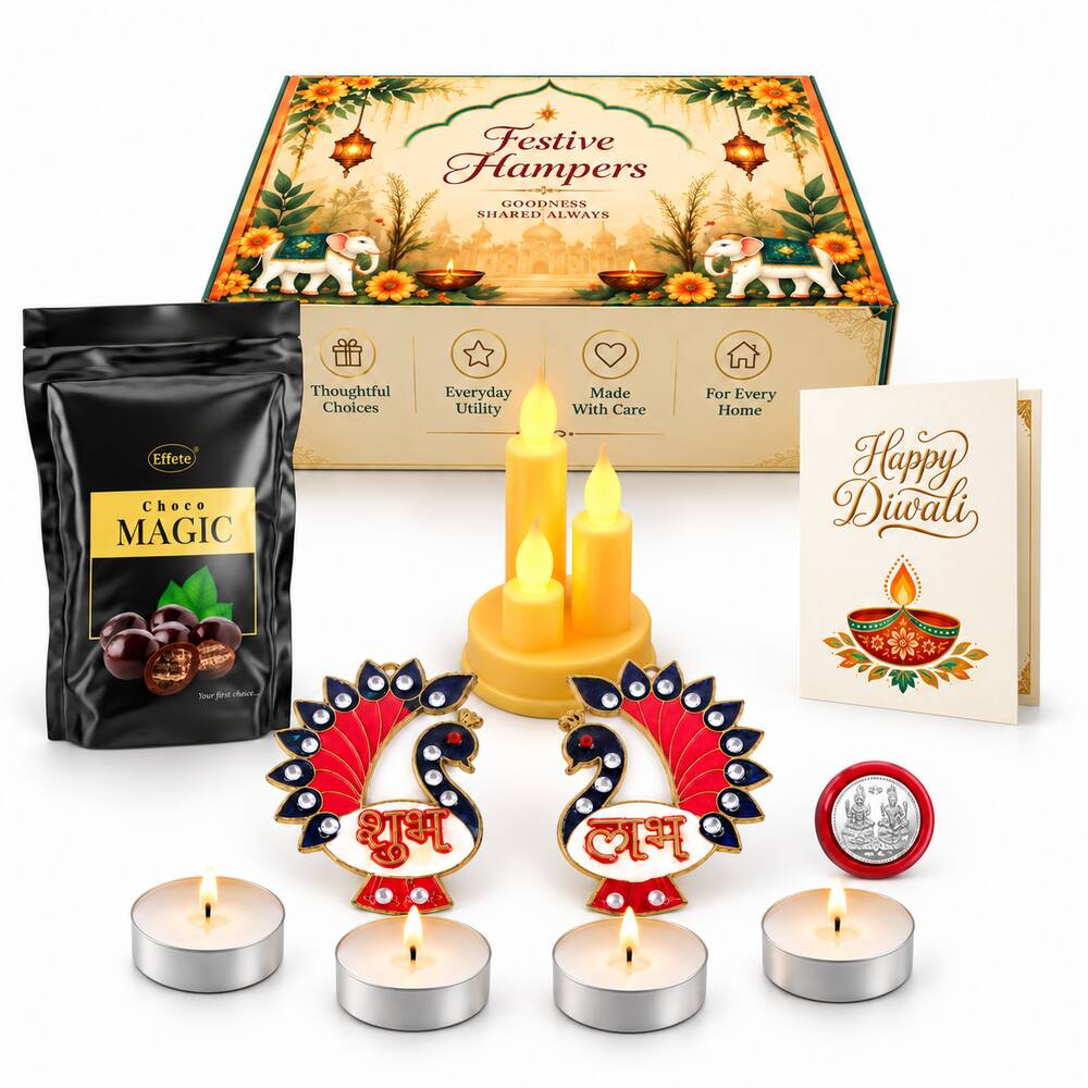 LED Candle Chocolate Hamper