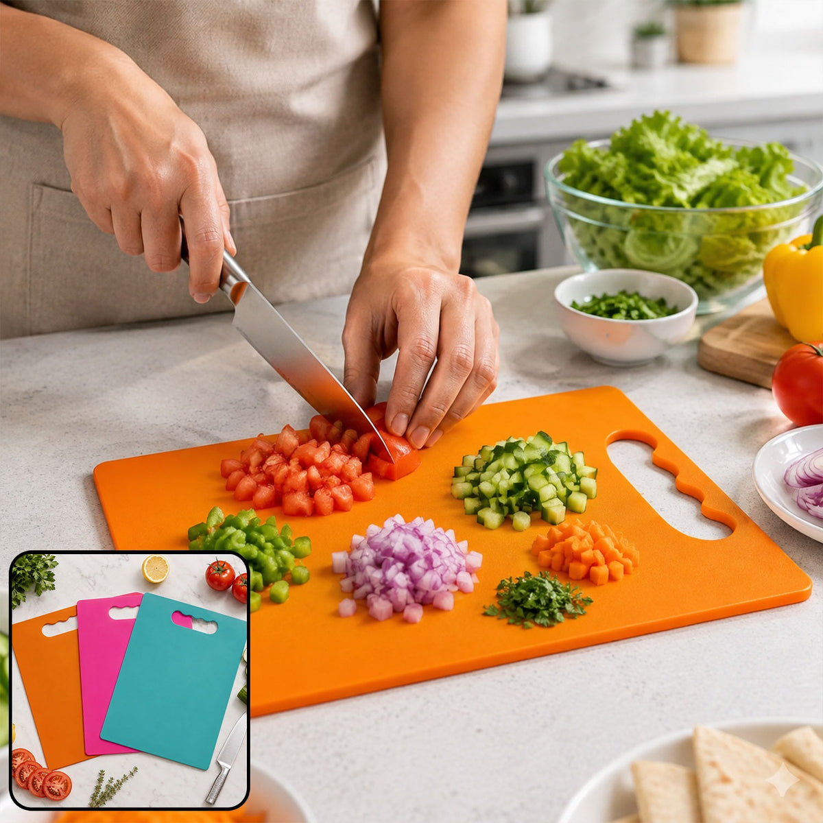 Kitchen Plastic Cutting / Chopping Board