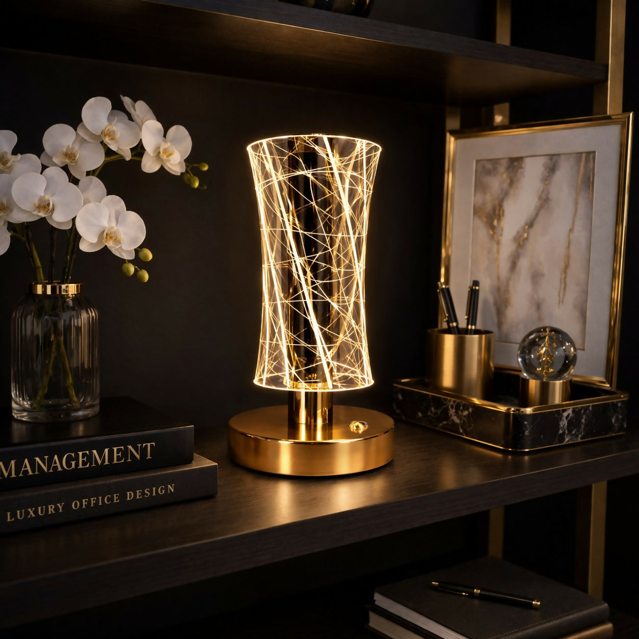 Modern LED Table Lamp with Decorative Light for Bedroom & Living Room