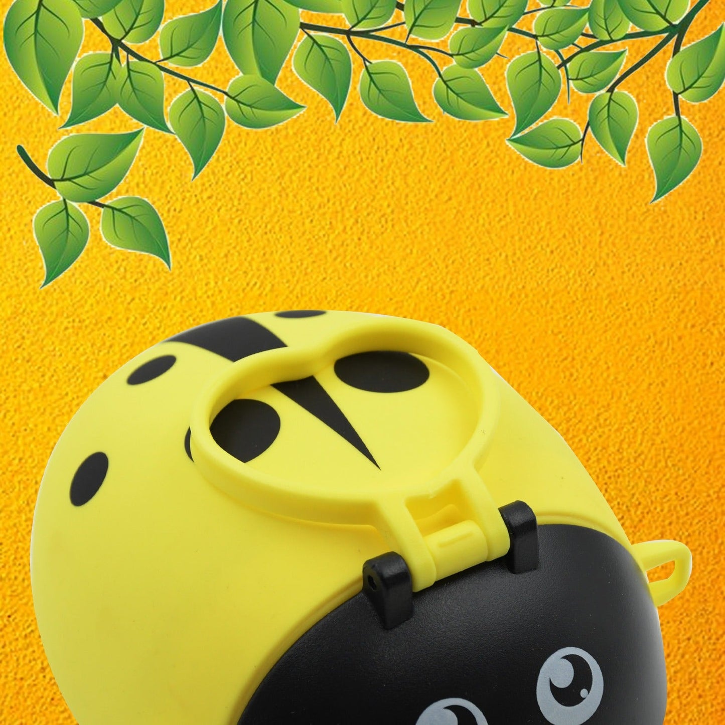Cute Plastic Bug Shape Water Bottle with adjustable shoulder strap, 4 wheel & Straw, portable drinking cup Water Bottle For Kids | Water Bottle | Return Gift For Kids | Water Bottle With Straw | School Kinds Water Bottle (1 Pc)