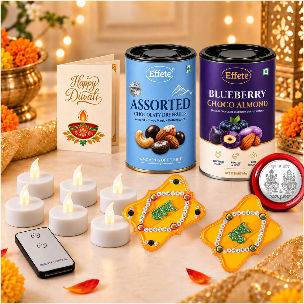 LED Tealight Chocolate Gift Set