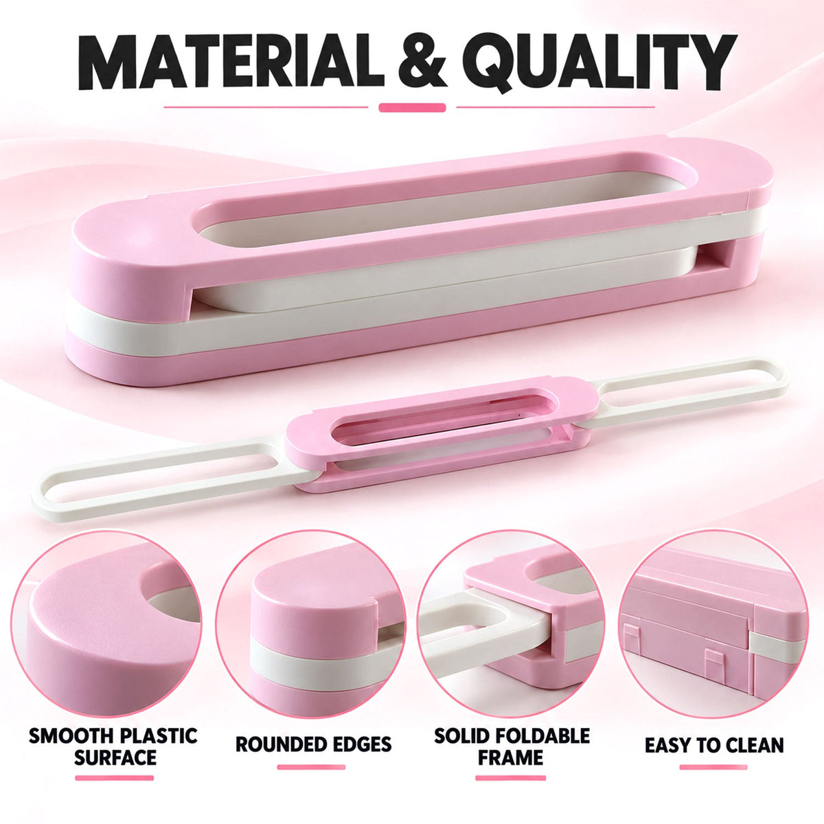 Pink Foldable Footwear Holder
