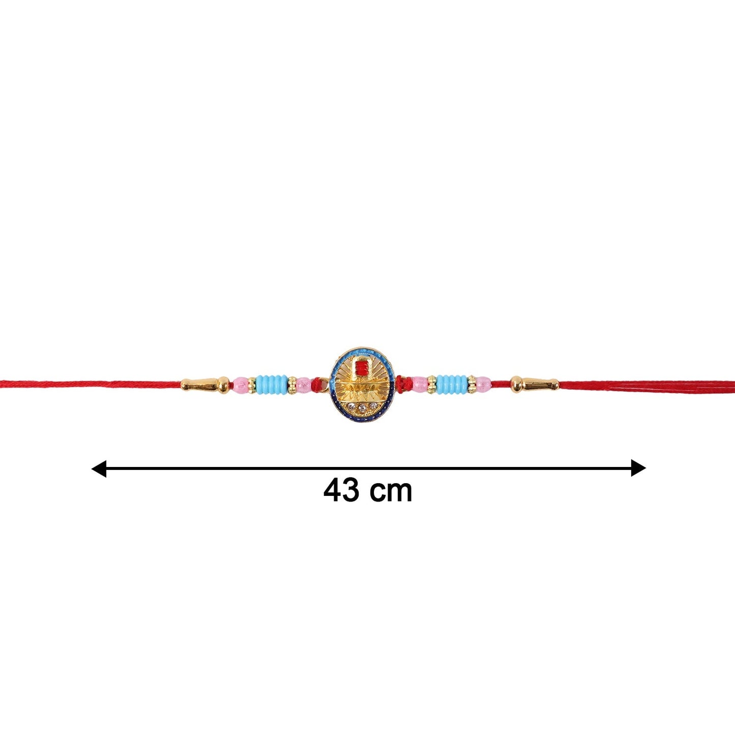 Skin-friendly soft thread of Lord Shivling Rakhi