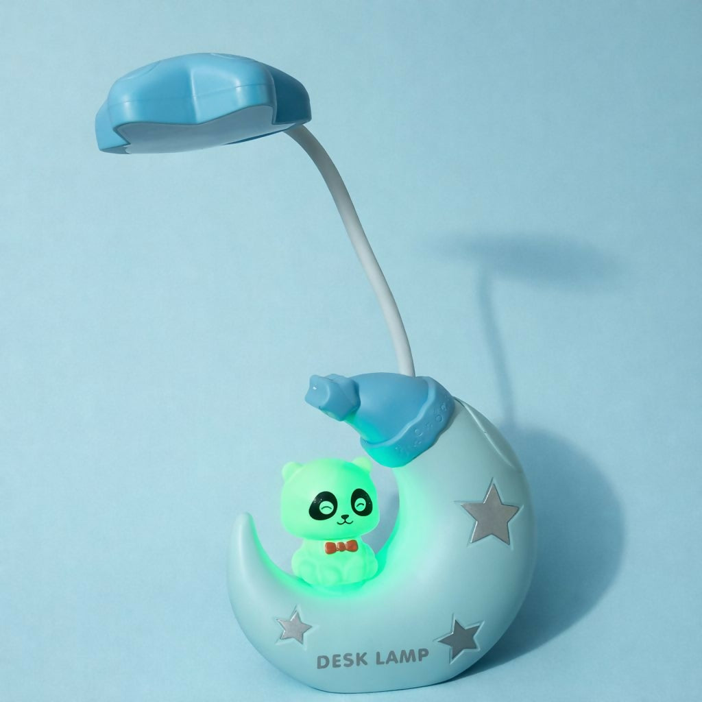 Moon Panda Kids LED Desk Lamp with Adjustable Neck Night Light