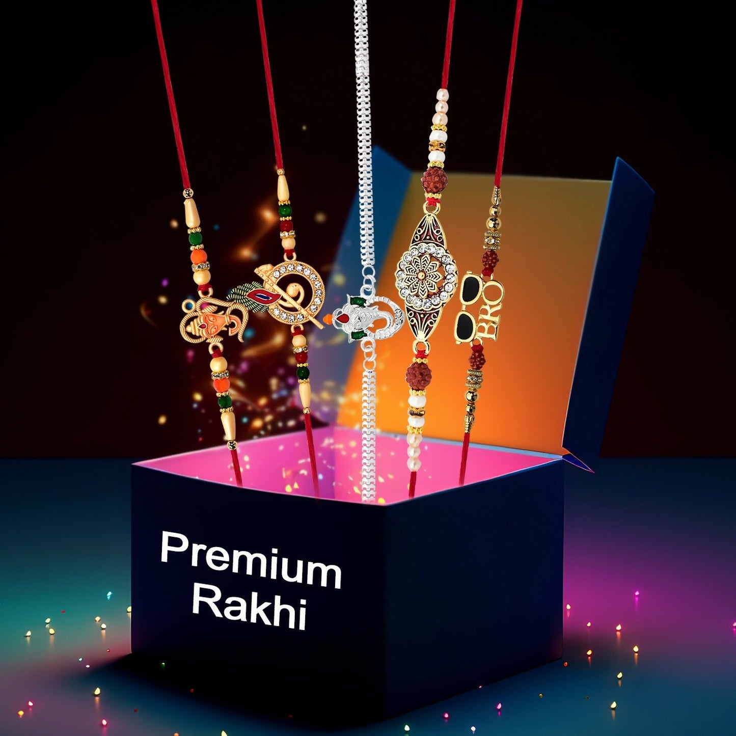 Surprise premium rakhi for brother with elegant design for Raksha Bandhan celebration