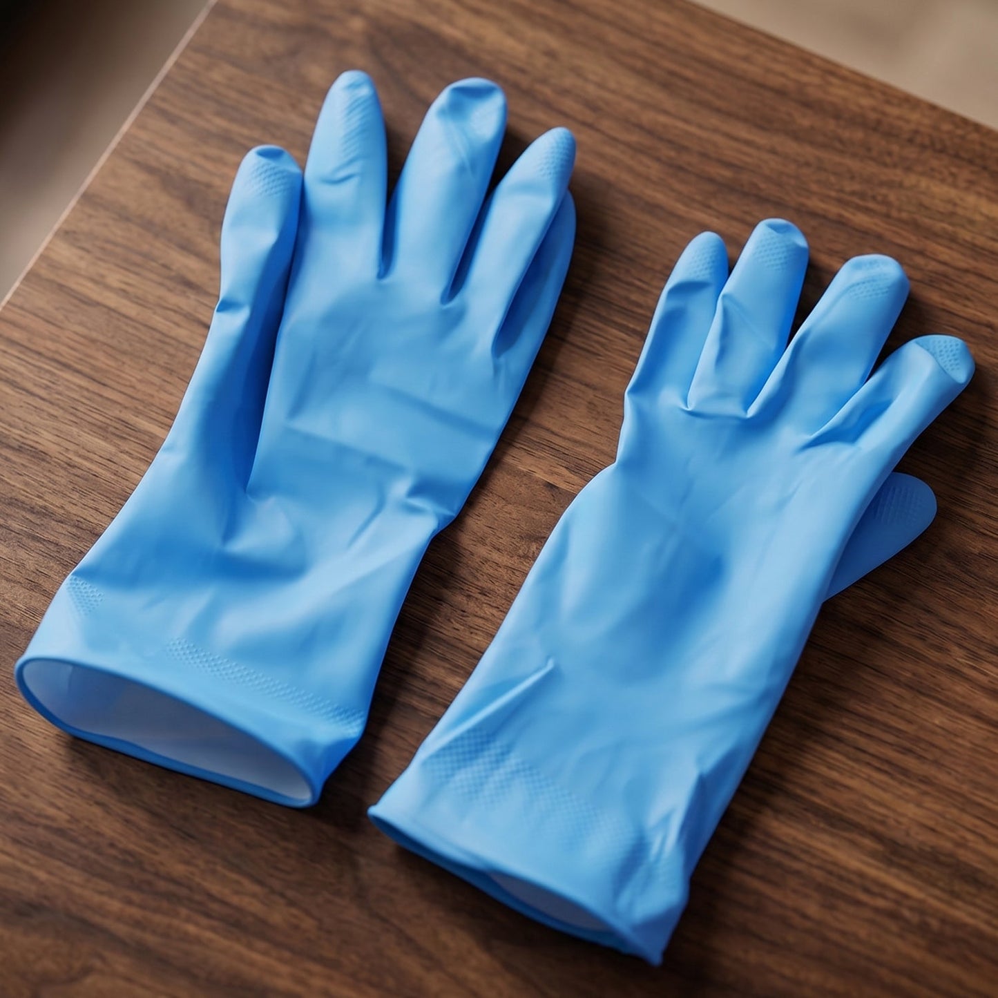 Victor blue gloves household