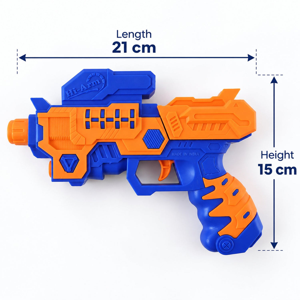 Soft Foam Bullet Toy Gun Blaster With Grip Handle For Target Play (1 Set)