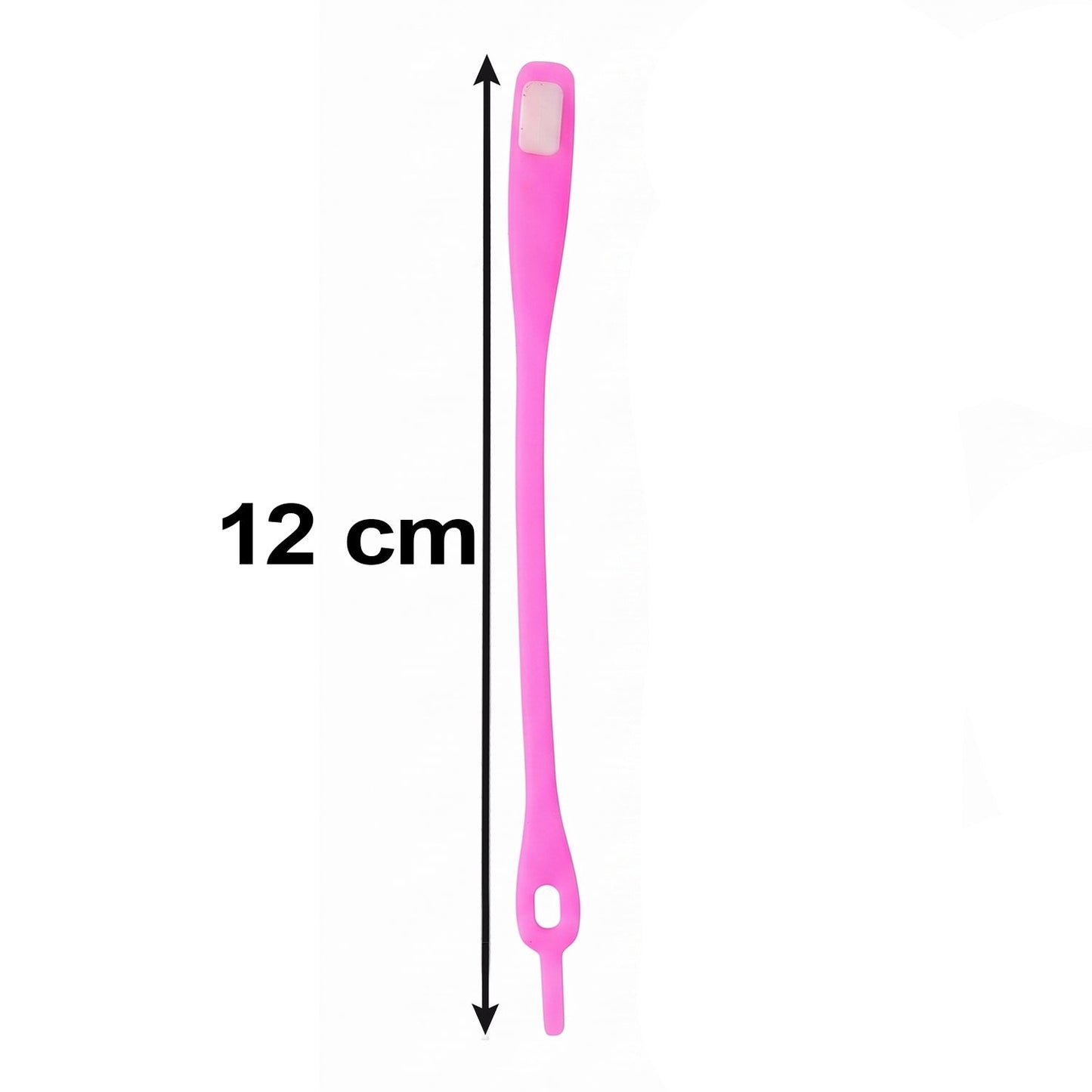 Silicone shoelace length and size details
