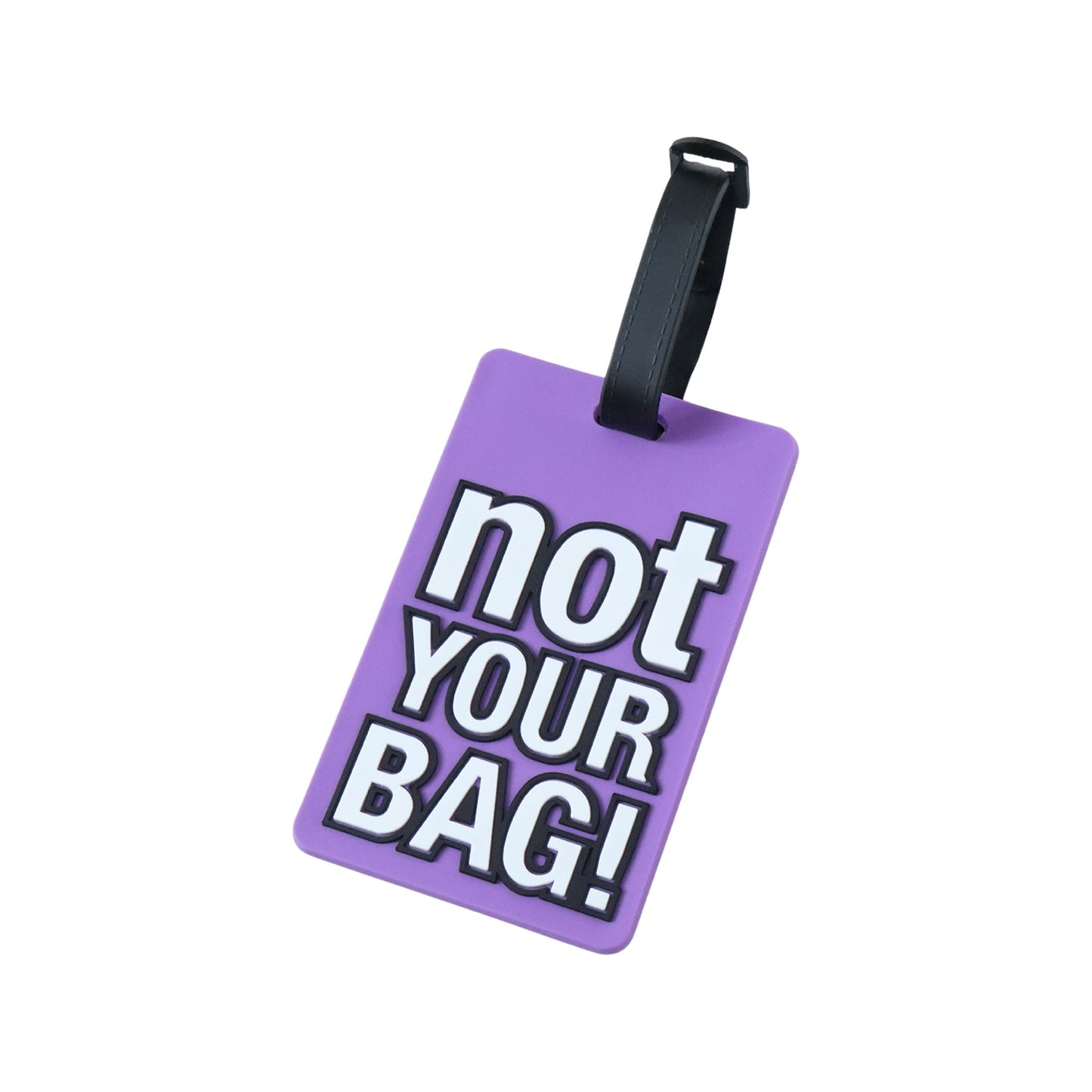 Travel Identification Luggage Bag Tag with Bold “Not Your Bag (1 Pc)
