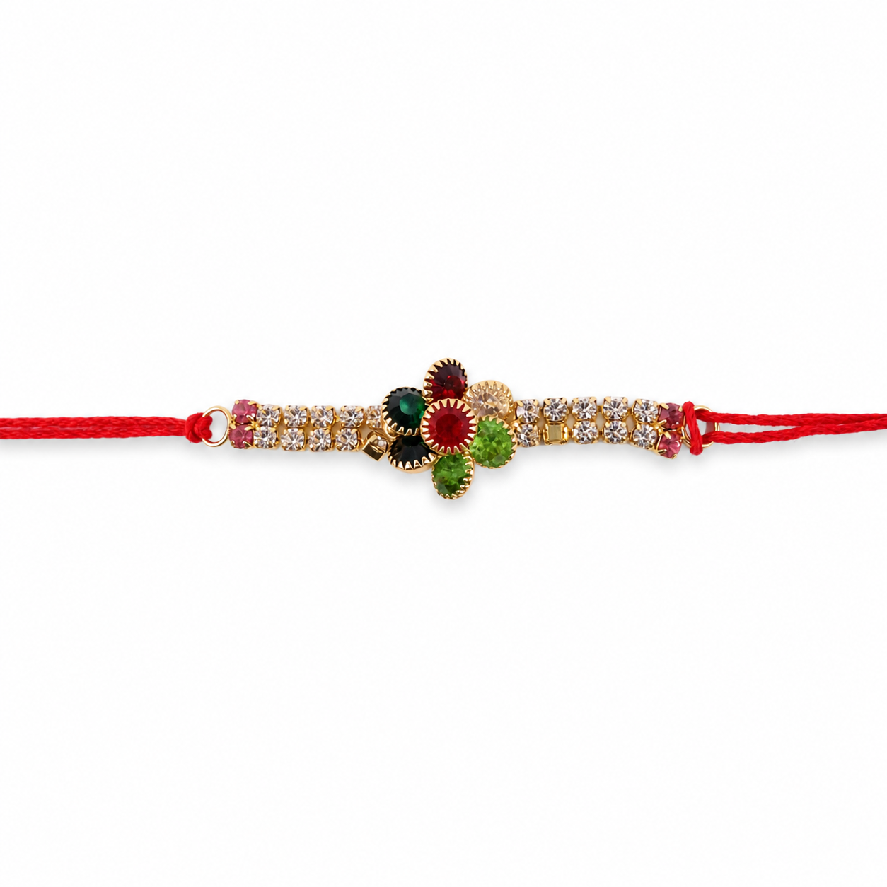 Beautiful traditional floral rakhi with modern festive appeal for Raksha Bandhan