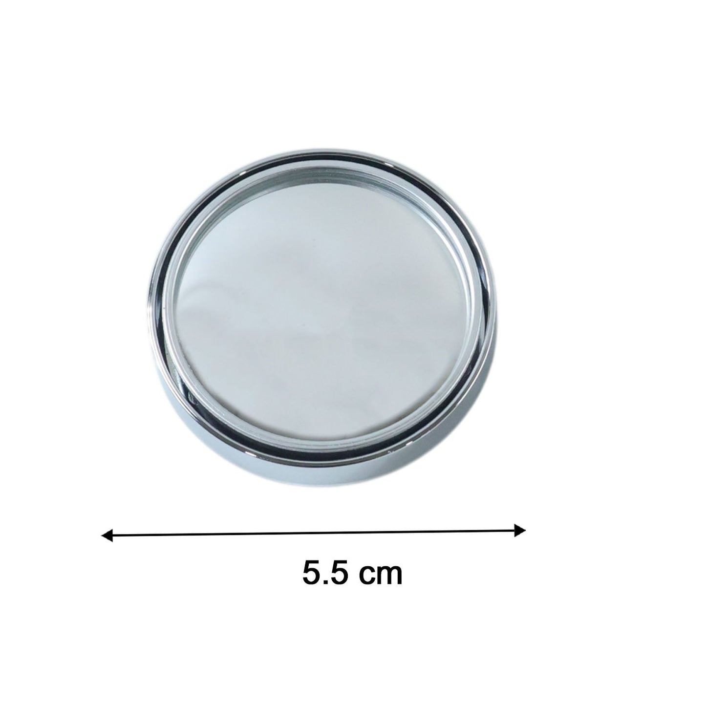 Car Silver Round Blind Spot adjustable Mirror 2 Pc