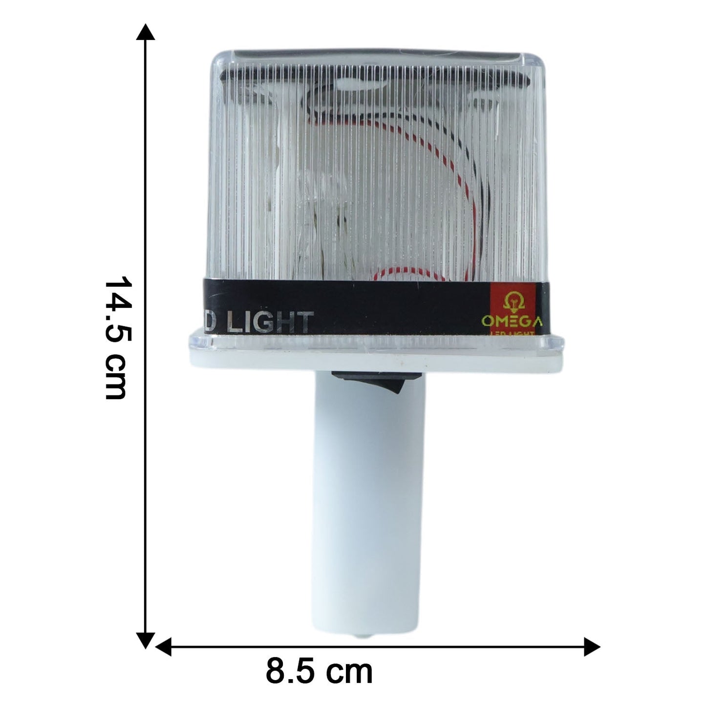 1200mAh Solar Powered LED Warning Beacon Light (1 Pc)