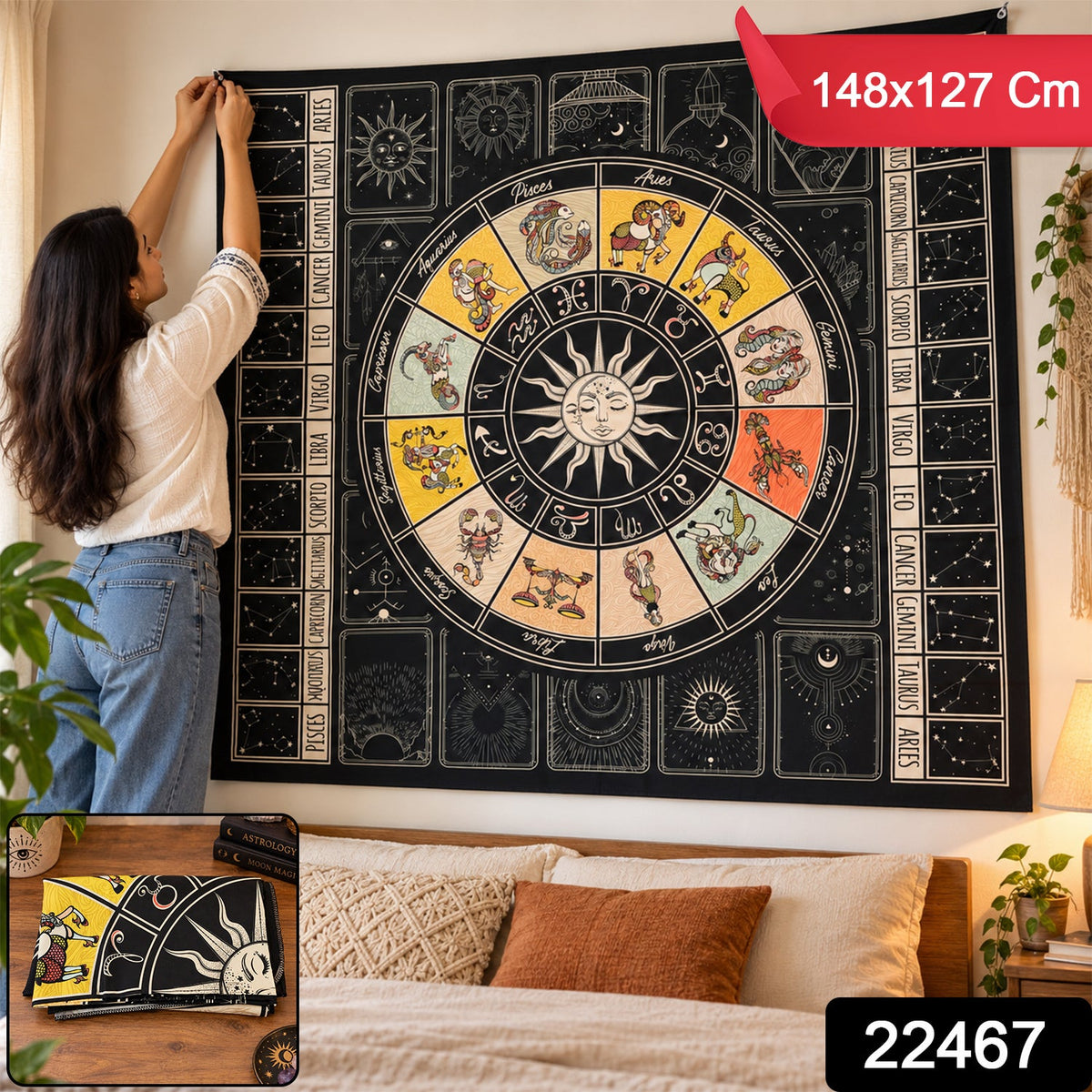 Wall hanging tapestry pack
