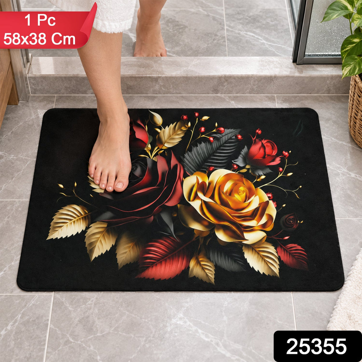 Rose floor mat pack