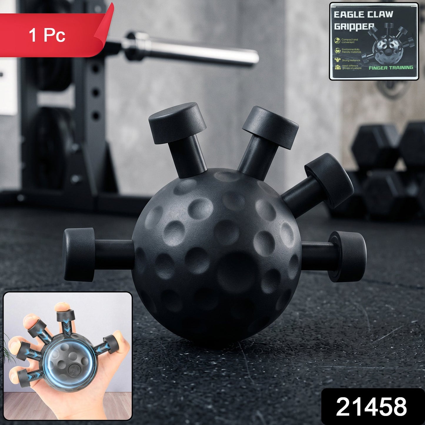 Eagle Claw Finger Gripper Hand Strength Trainer Power Wrist Exerciser (1 Pc)