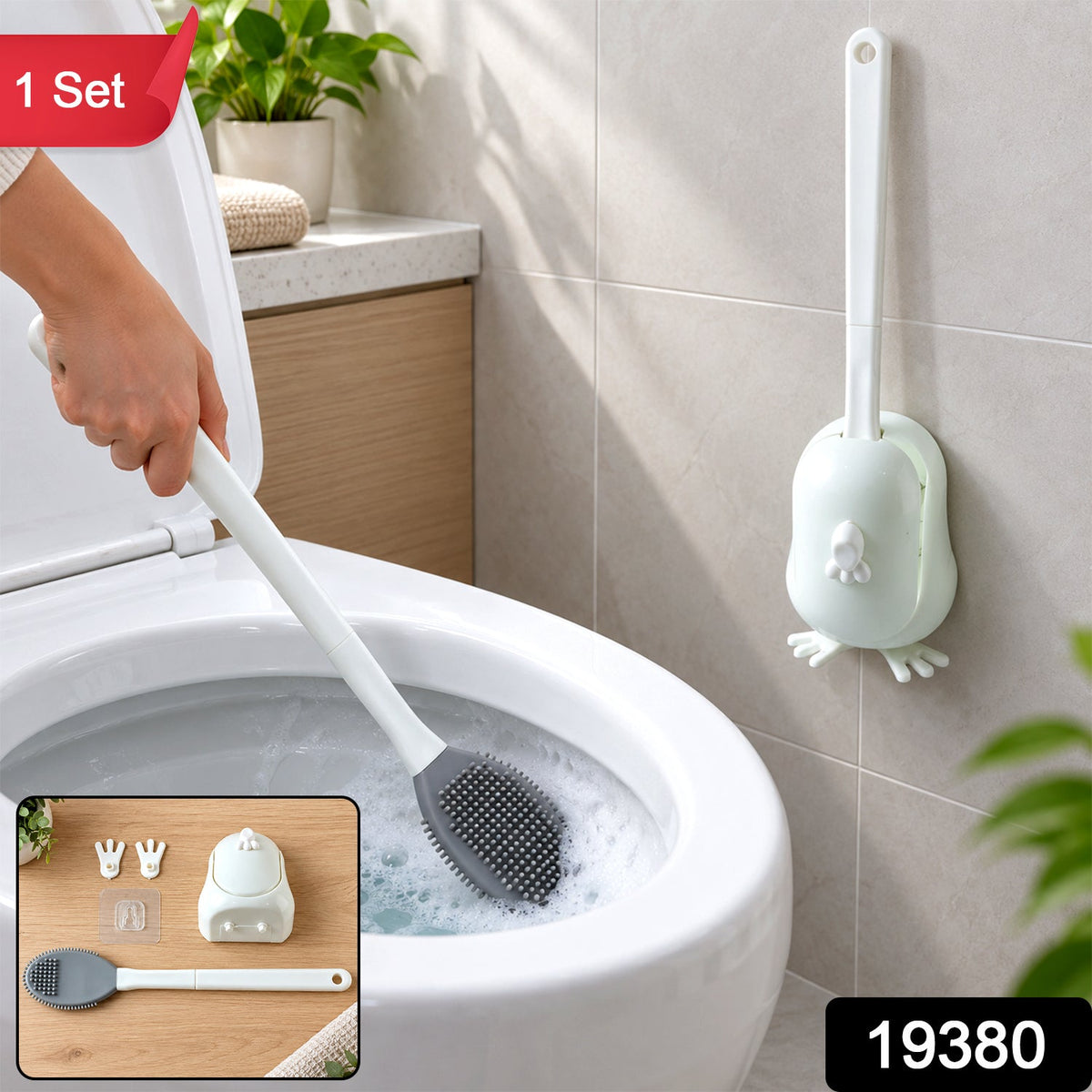 Toilet brush set pack
