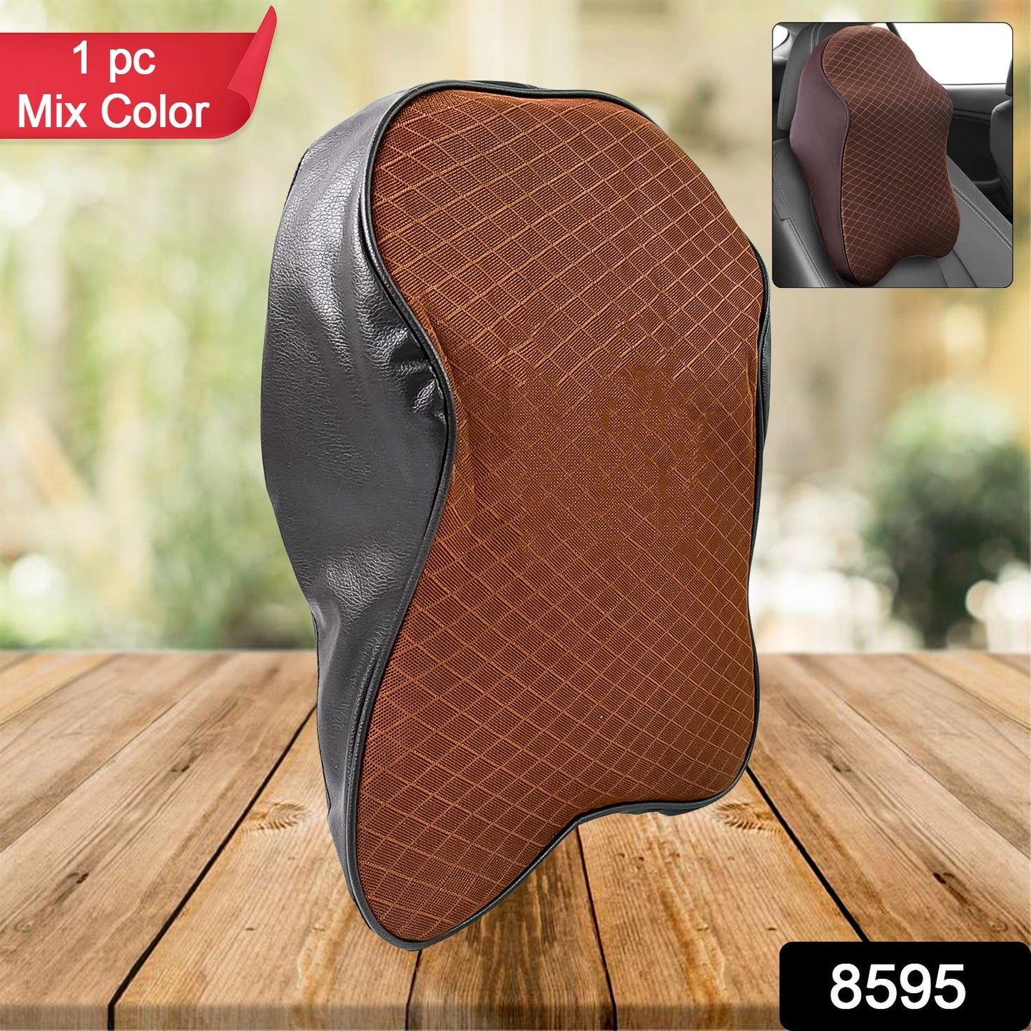 Say Goodbye to Neck Pain: Memory Foam Car Neck Pillow for Drivers (1 Pc, Mix Color)