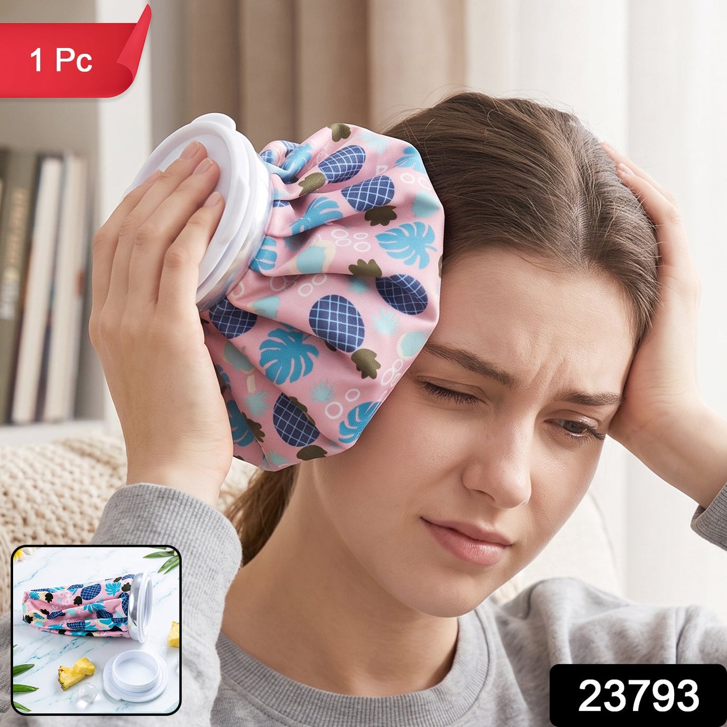 Reusable Ice Bag for Pain Relief Hot Cold Therapy Headache Fever (1 Pc)