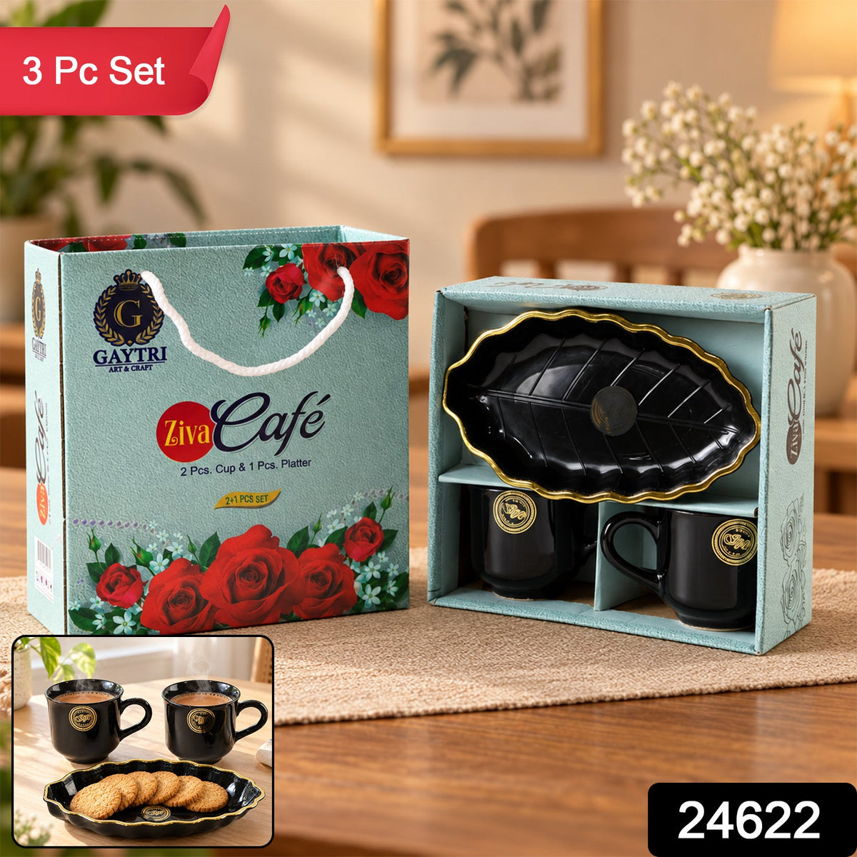 Cup platter set pack