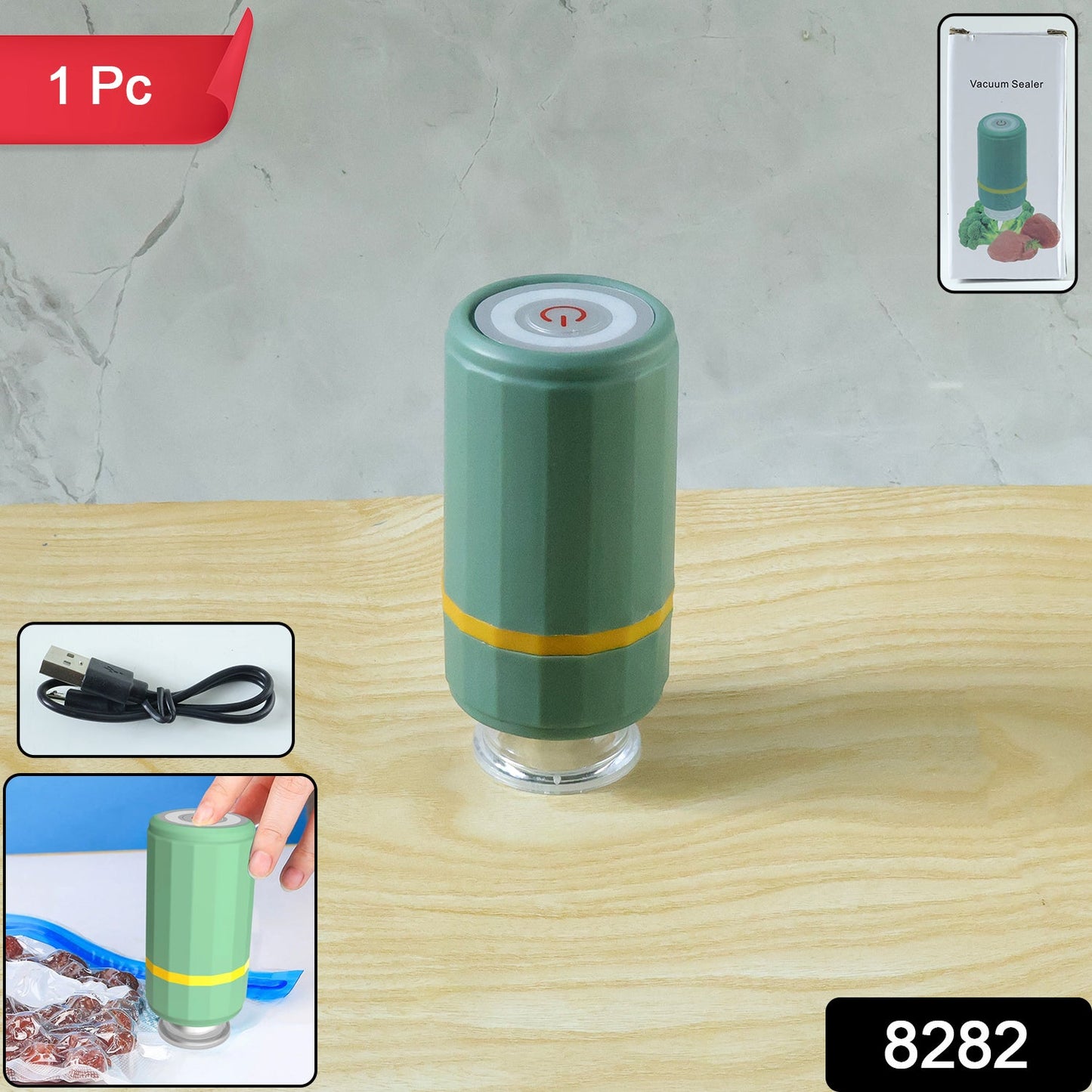 Portable Electric Vacuum Sealer Machine (1 Pc)