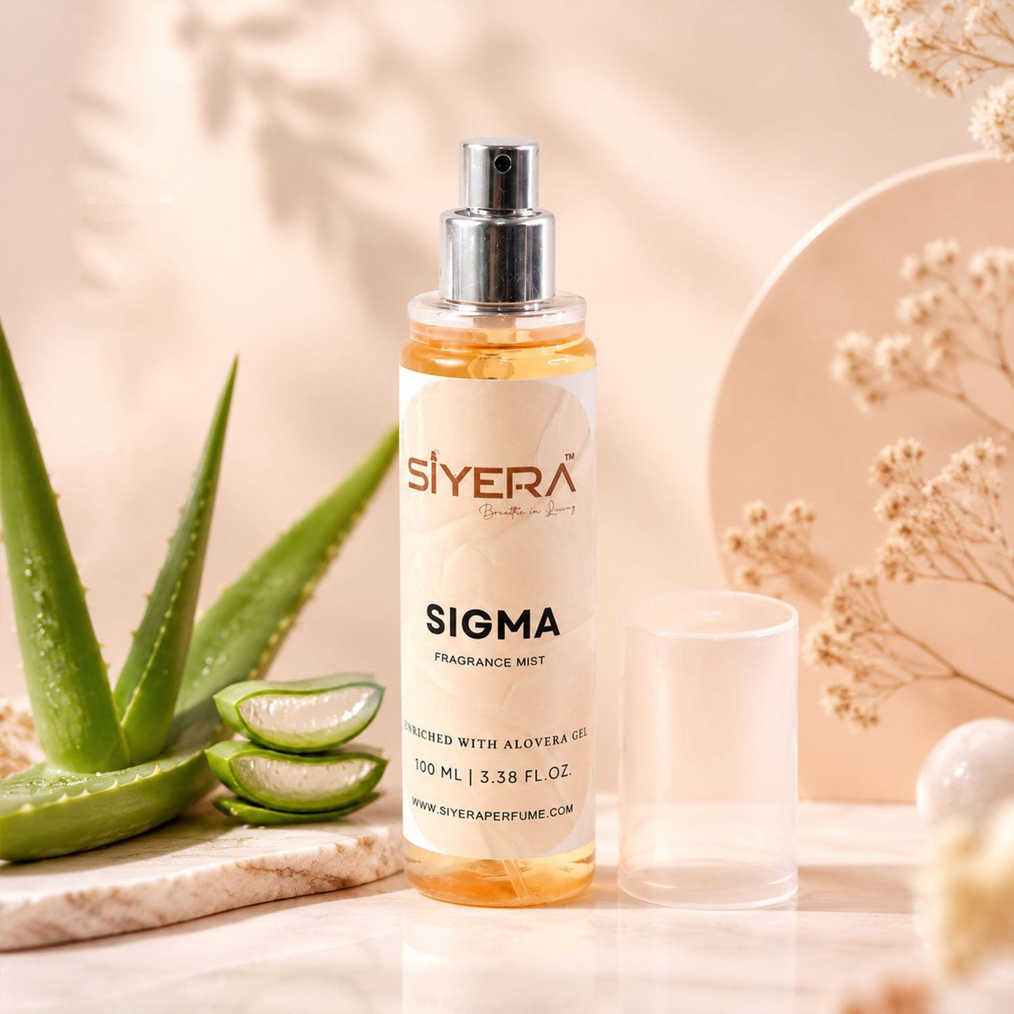 Body spray aloe vera enriched