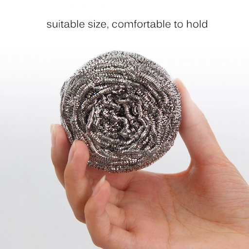 Stainless Steel Scrubber – Heavy Duty & Rust-Proof | Velvet Wipe