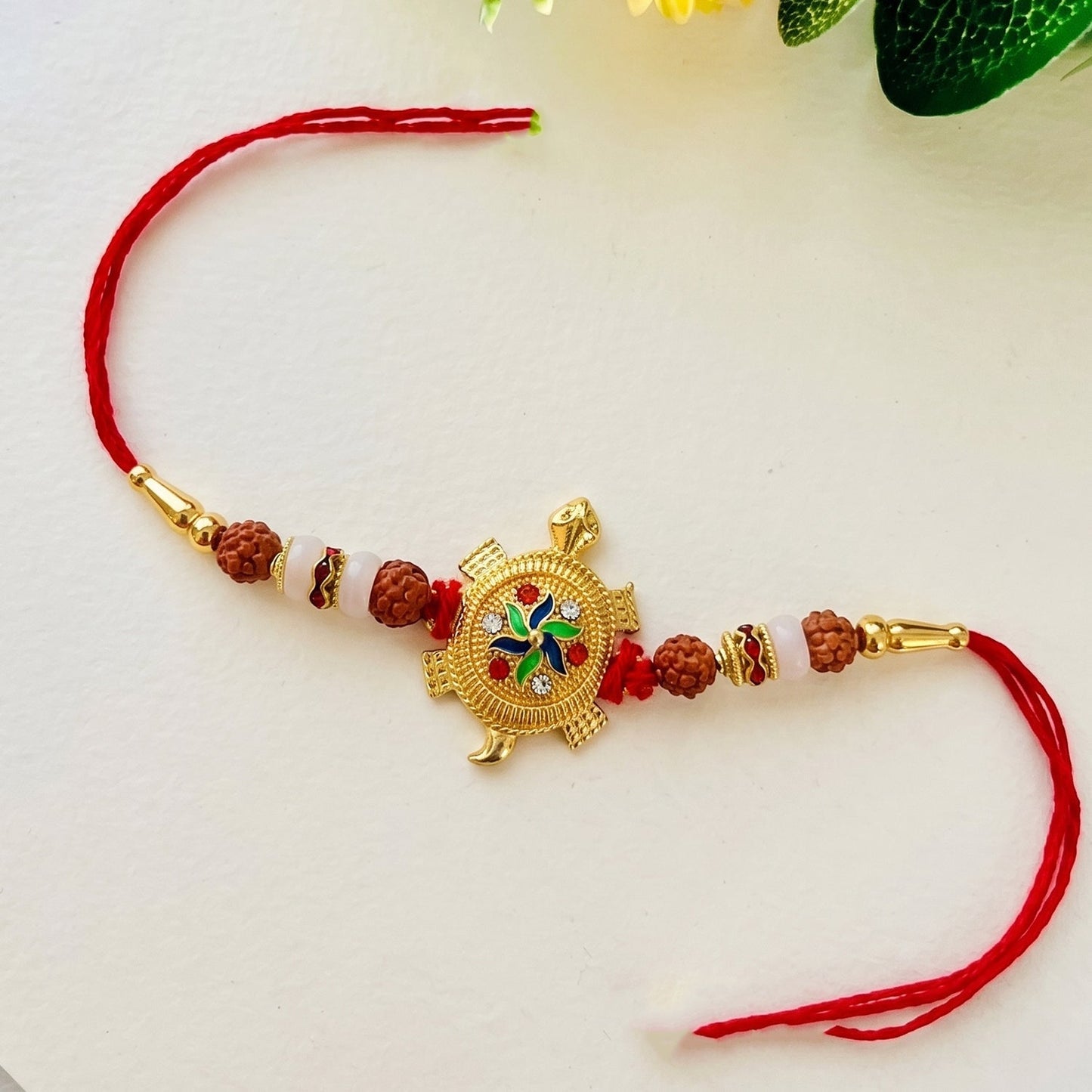 Decorative turtle design Rakhi lightweight and stylish