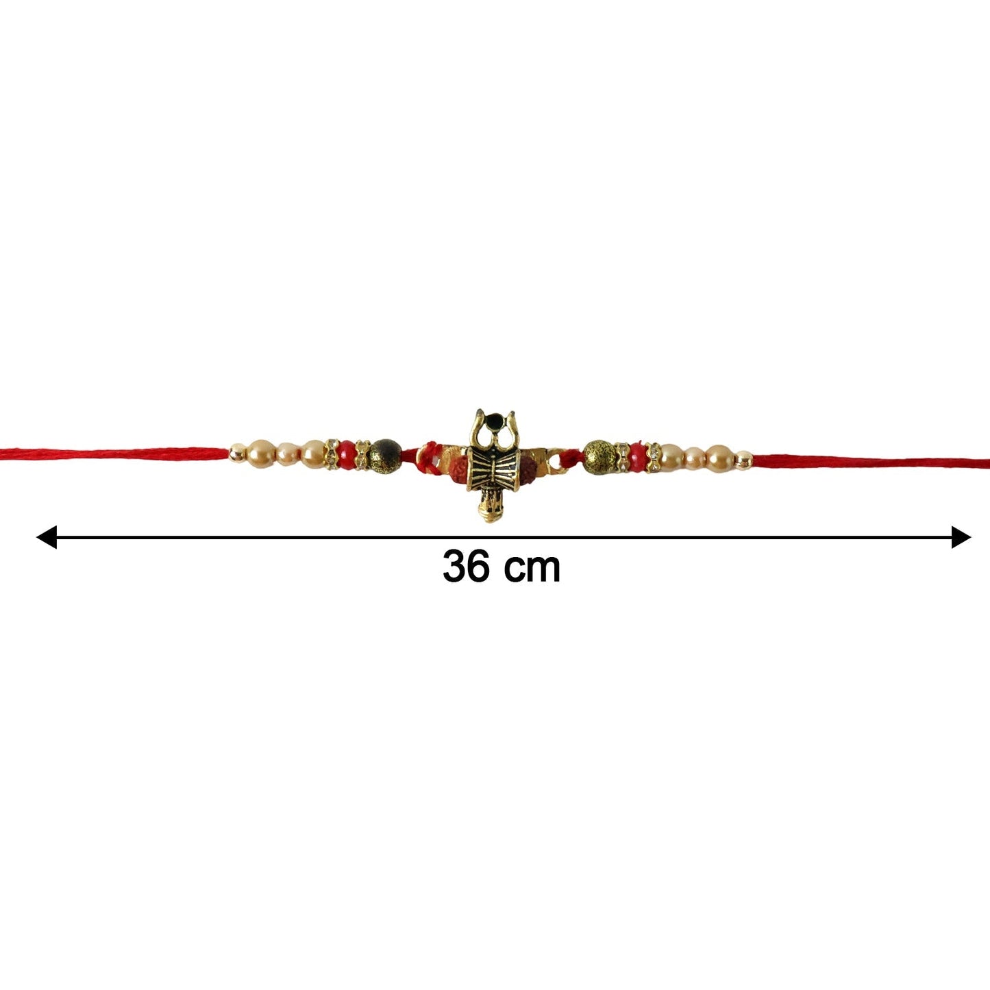 Traditional Damru Trishul Rakhi ready for tying