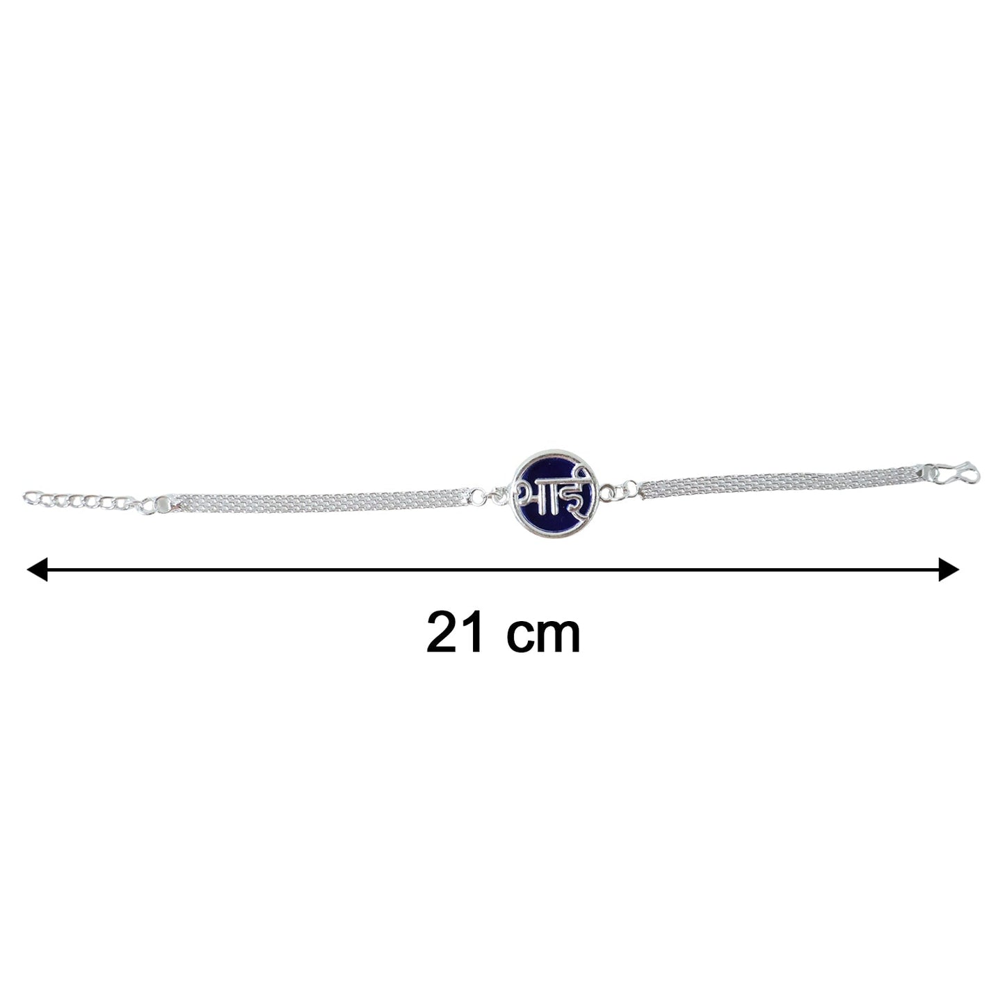 Rakhi worn on wrist showing style and comfort.