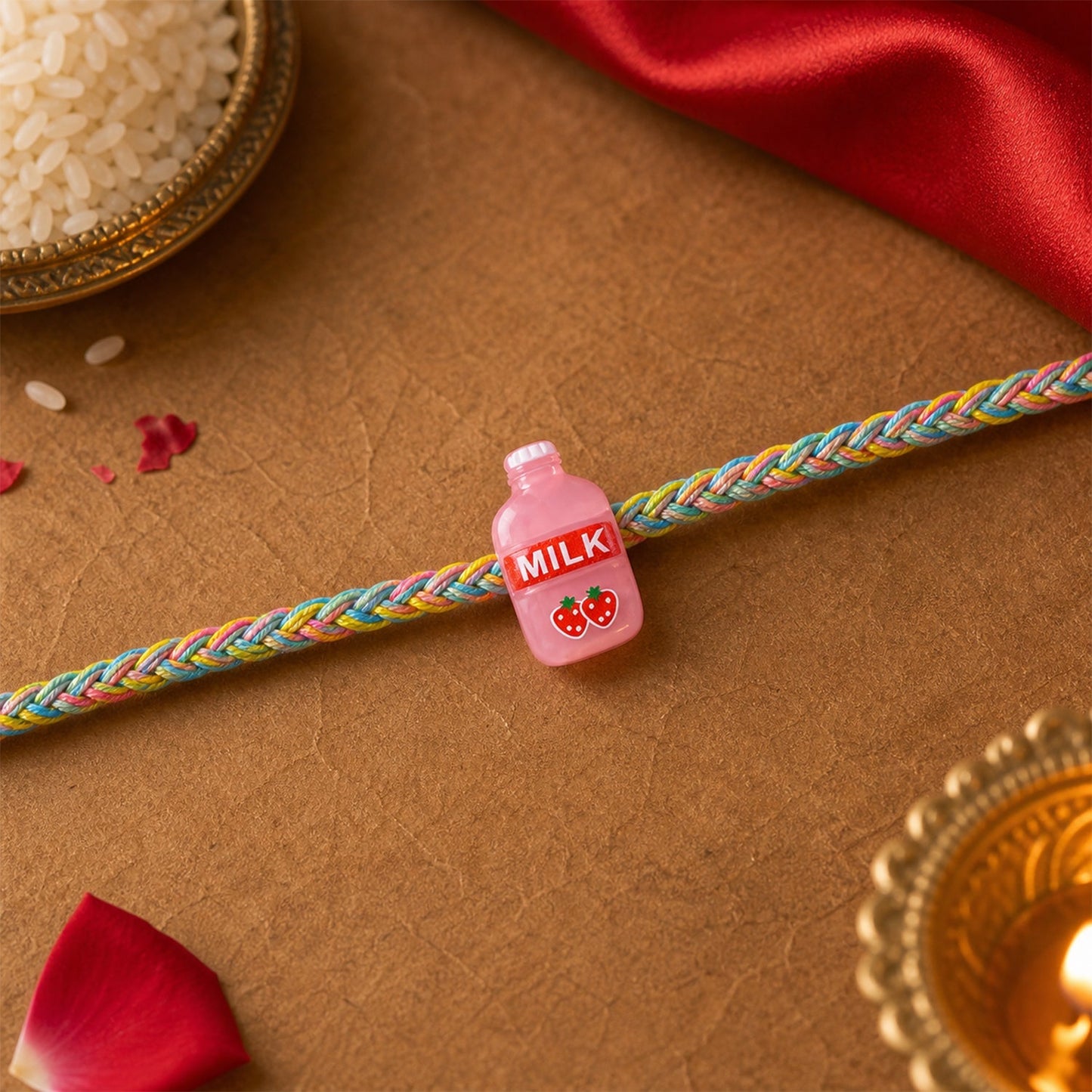 Rakhi tied on wrist showcasing its comfortable fit