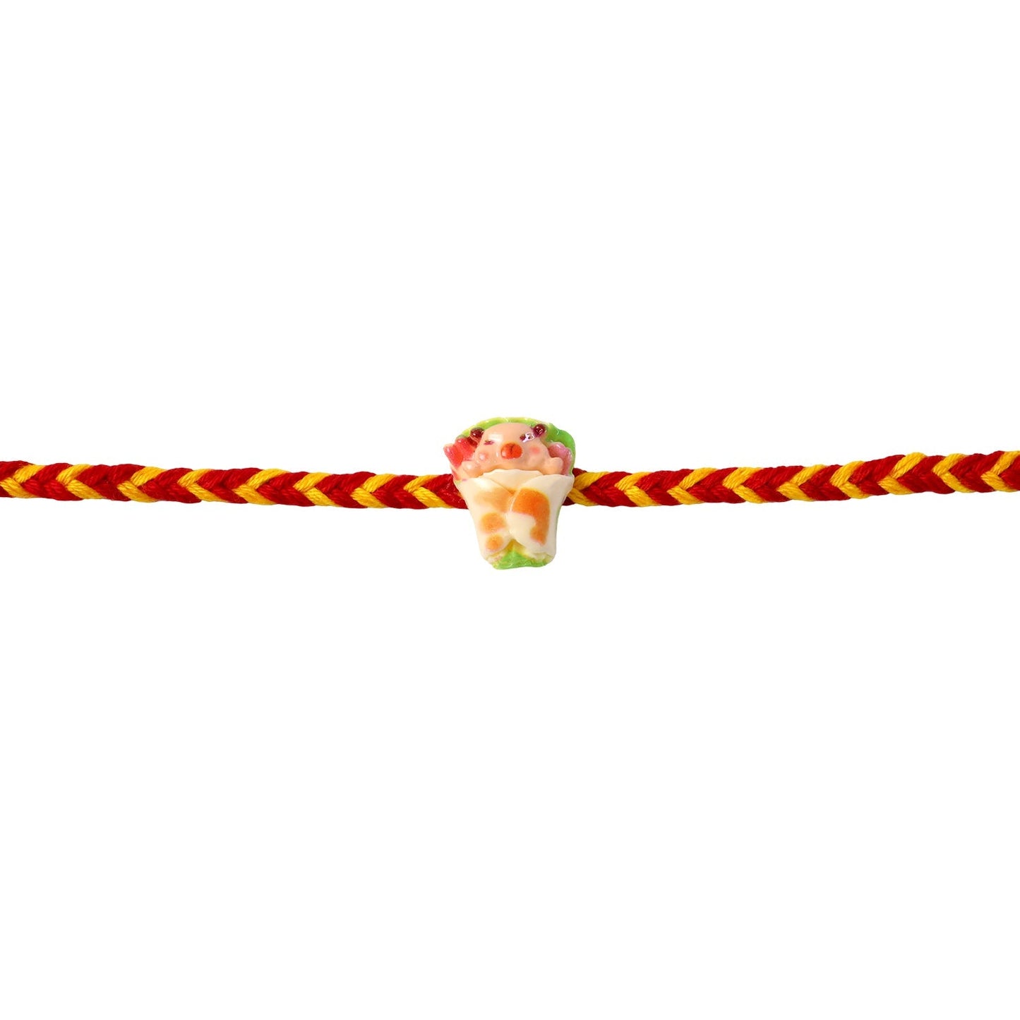 Modern styled Rakhi for brothers, suitable for all ages