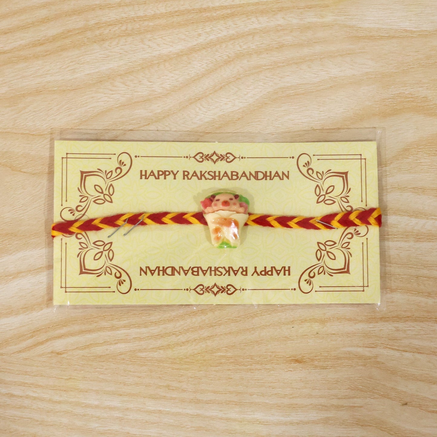 Premium festive Rakhi with easy-to-tie lightweight dori