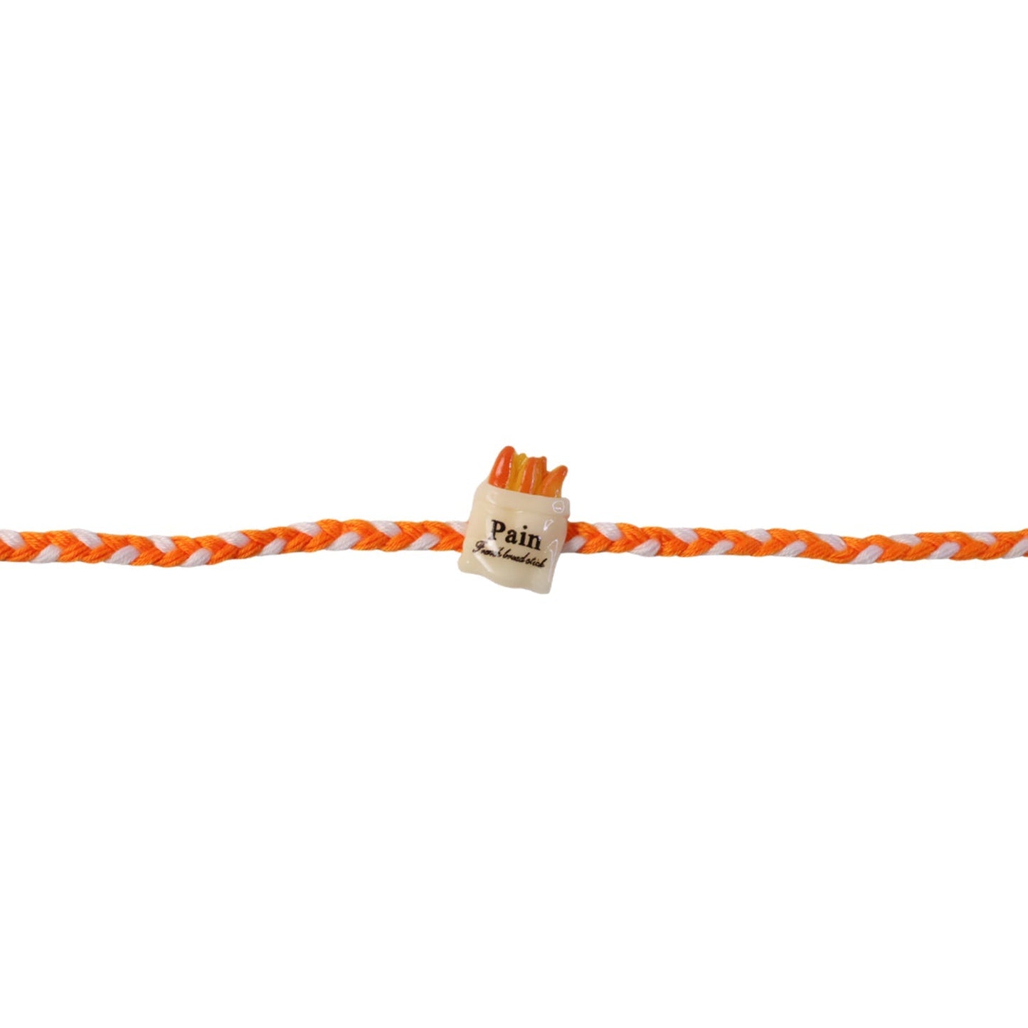 Lightweight and comfortable food-themed dori rakhi for brothers
